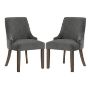 Leona Dining Chair 2-PK - Charcoal