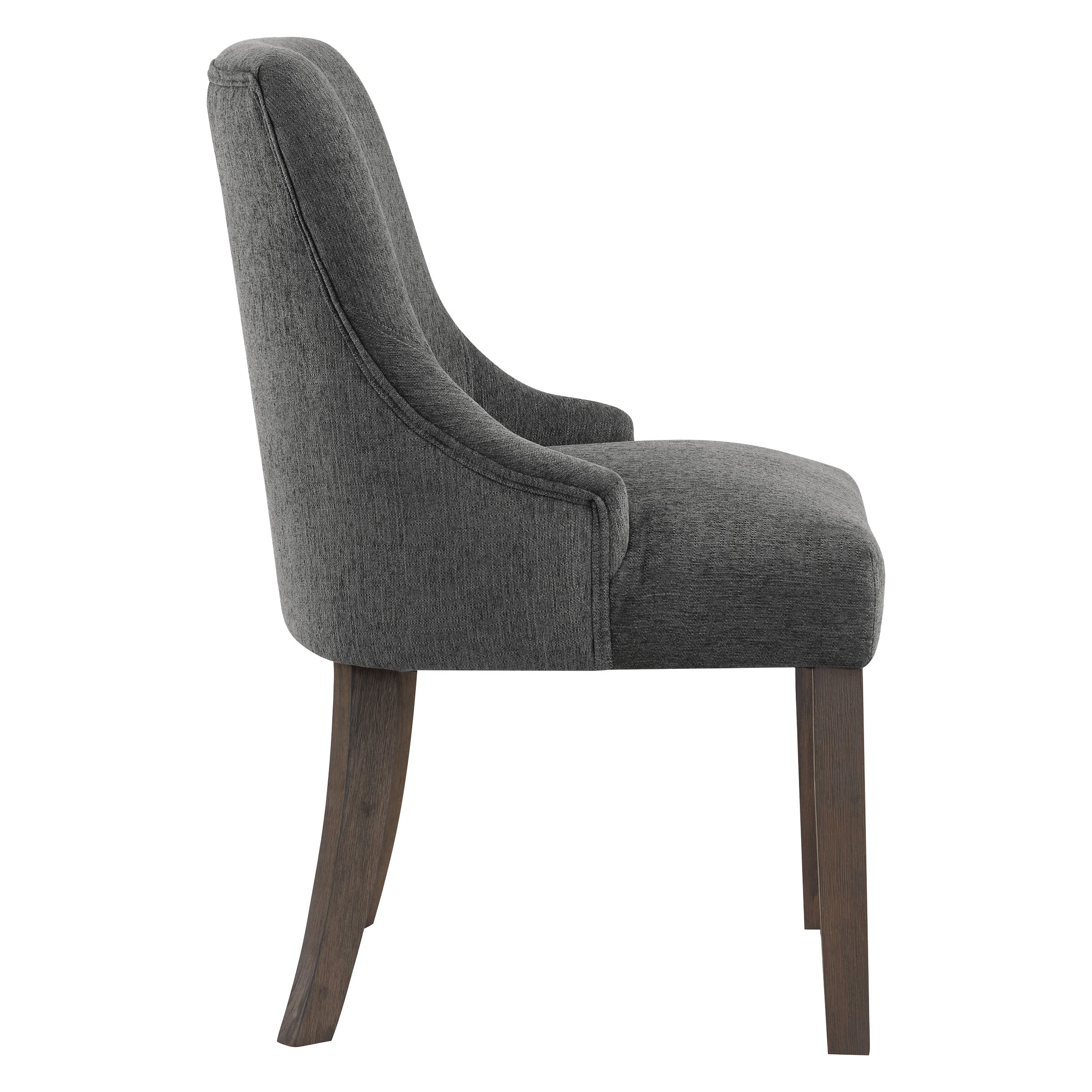 Leona Dining Chair 2-PK - Charcoal
