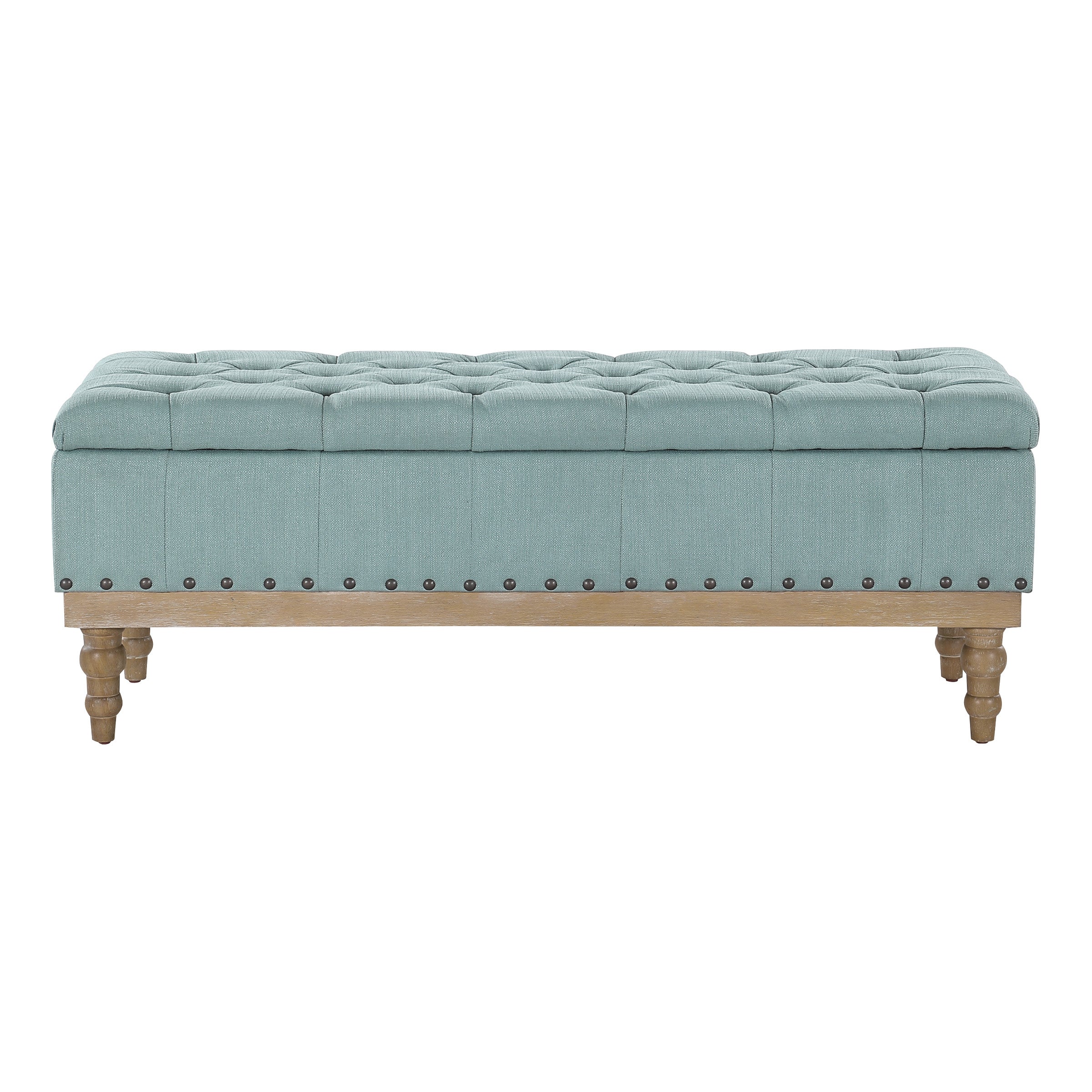 Landis Storage Bench - Sea Blue