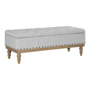 Landis Storage Bench - Dove Grey