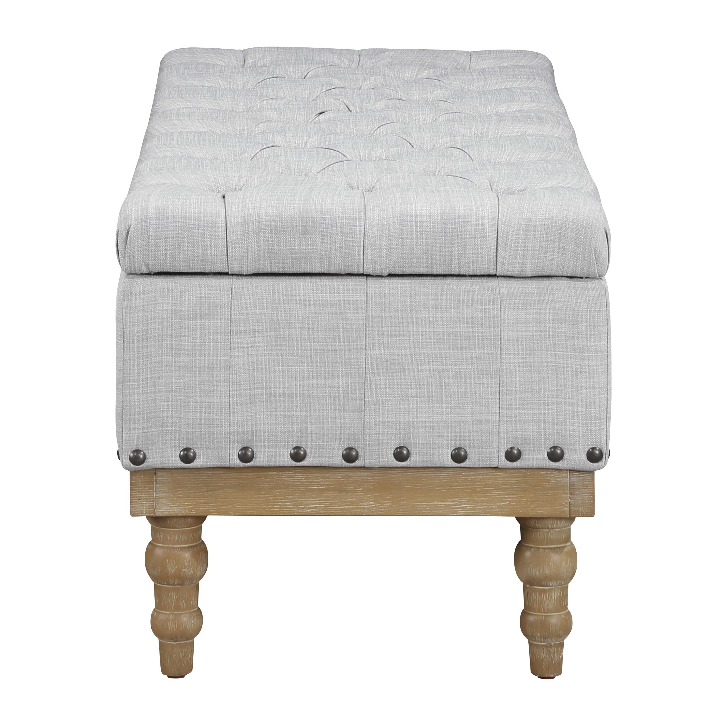 Landis Storage Bench - Dove Grey