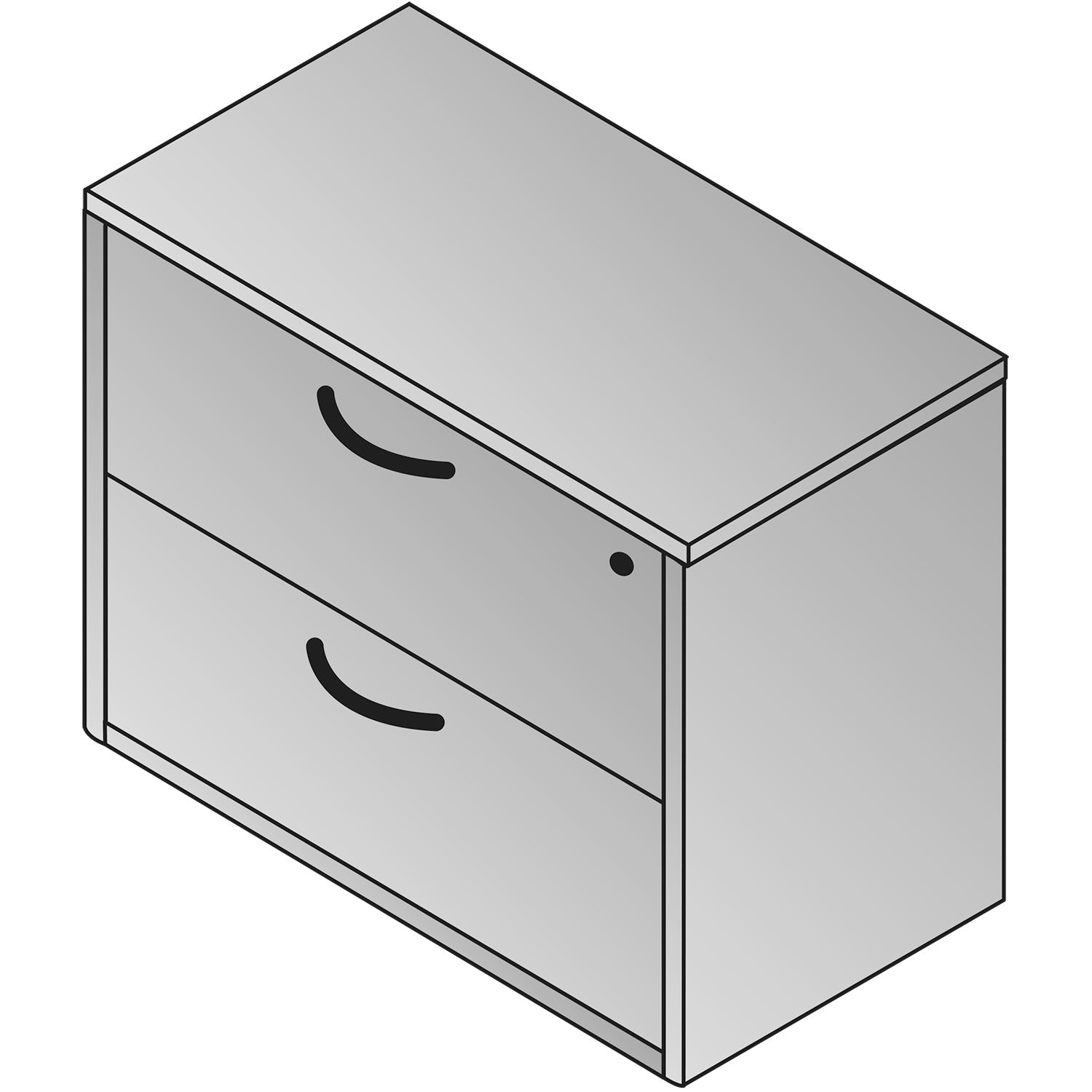 Lodi 2-Drawer Lateral File 30X20 - Espresso