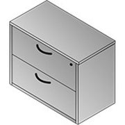 Lodi 2-Drawer Lateral File 30X20 - Slate Grey