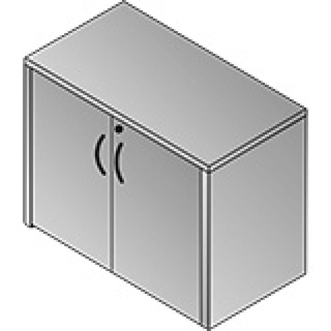 Lodi 2-Door Storage Cabinet 30X20 - Slate Grey