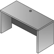 Lodi Desk Shell 45X24 - SLATE GREY