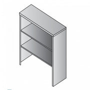 Lodi Open Hutch 30Wx12Dx36H - Cherry