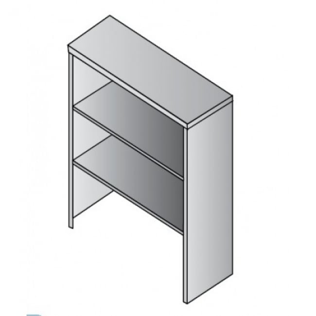 Lodi Open Hutch 30Wx12Dx36H - Espresso