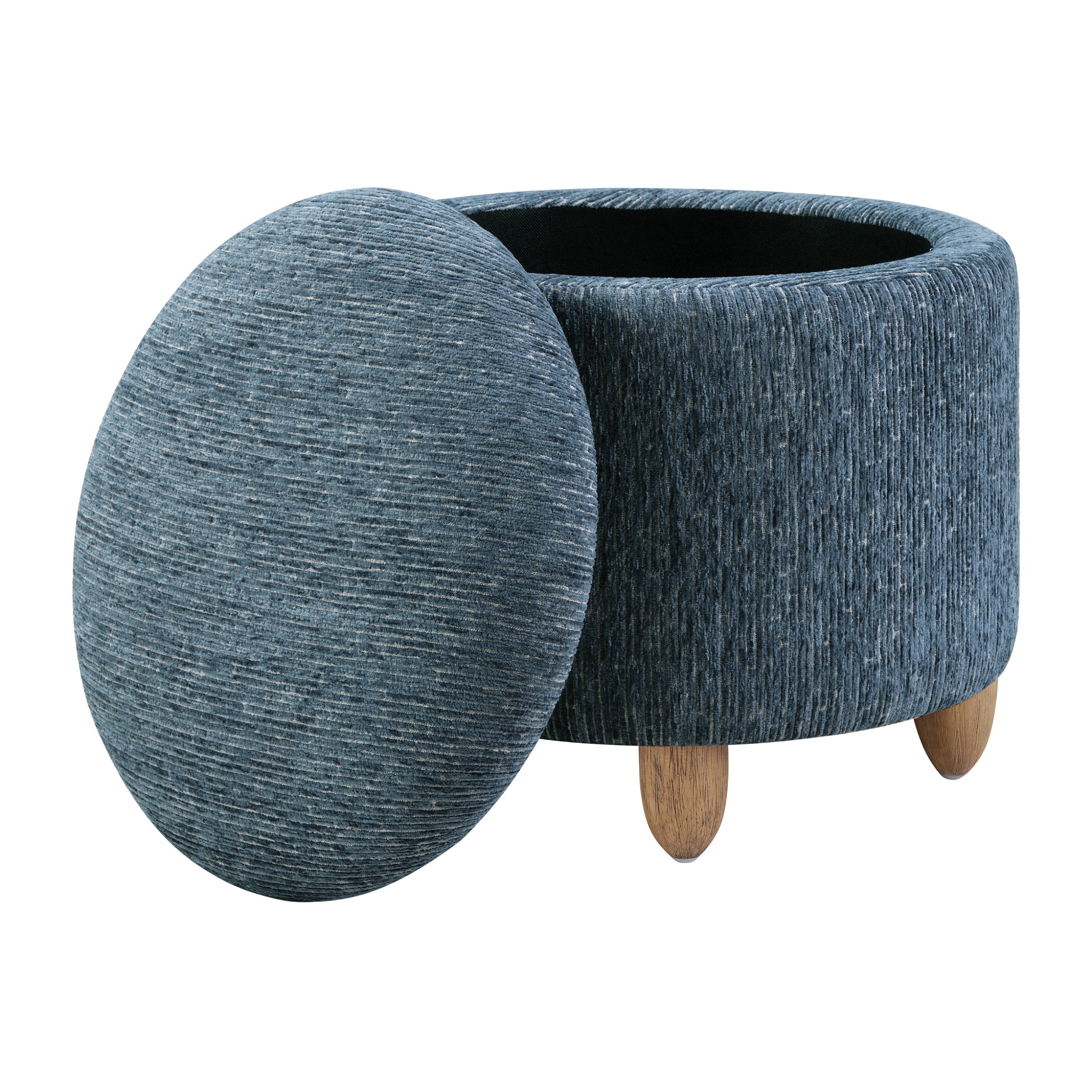 Lyra Storage Ottoman - Atlantic