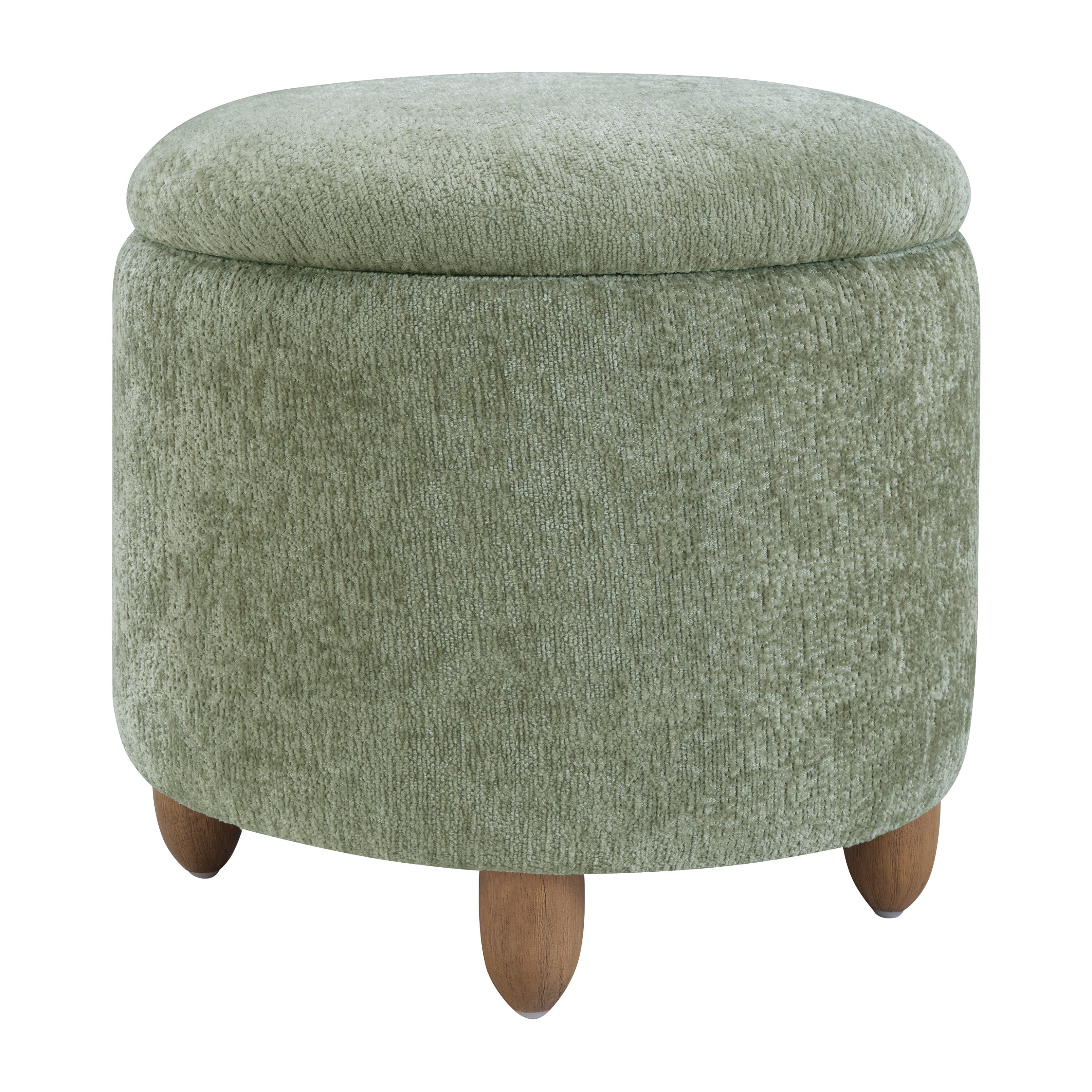 Lyra Storage Ottoman - Spring Green