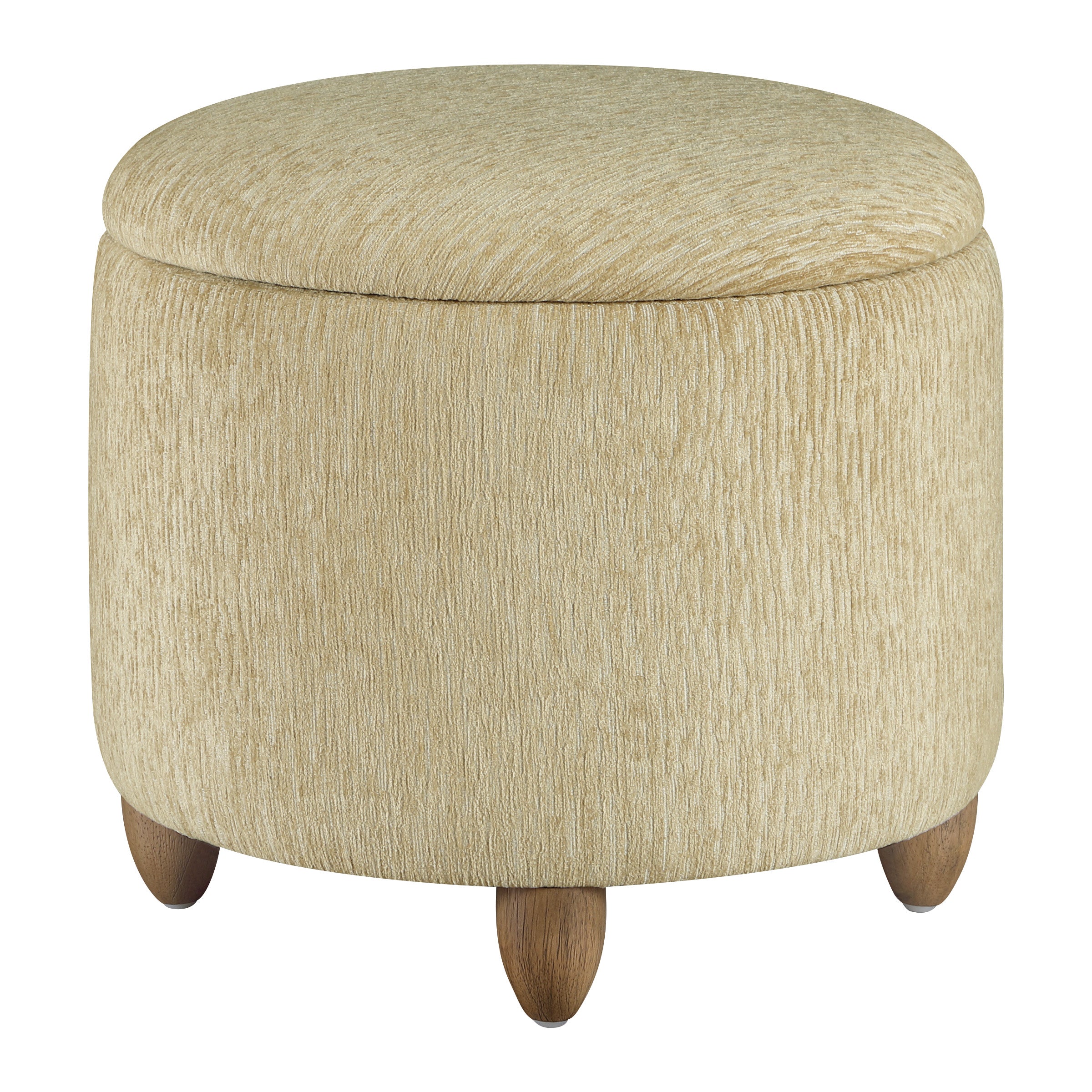 Lyra Storage Ottoman - Camel
