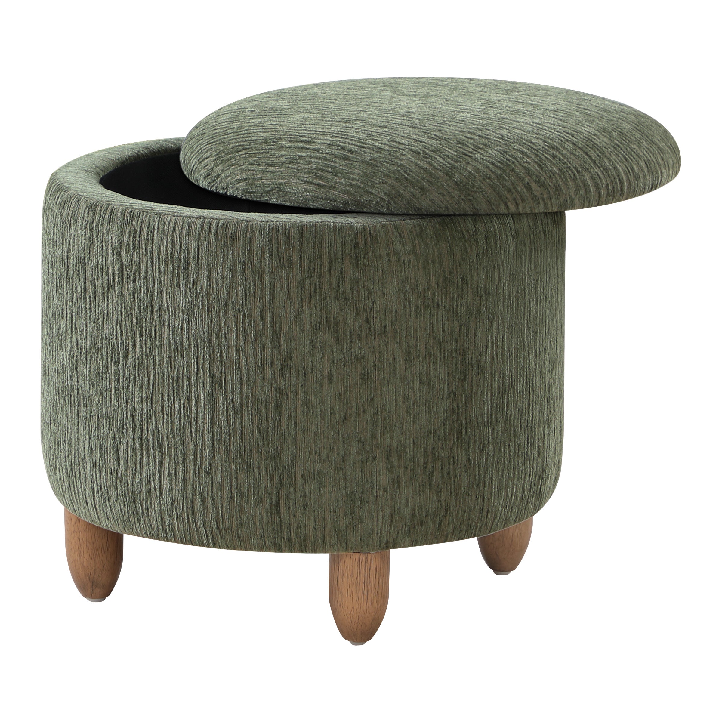 Lyra Storage Ottoman - Pine