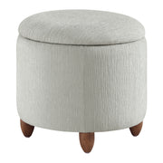 Lyra Storage Ottoman - Platinum