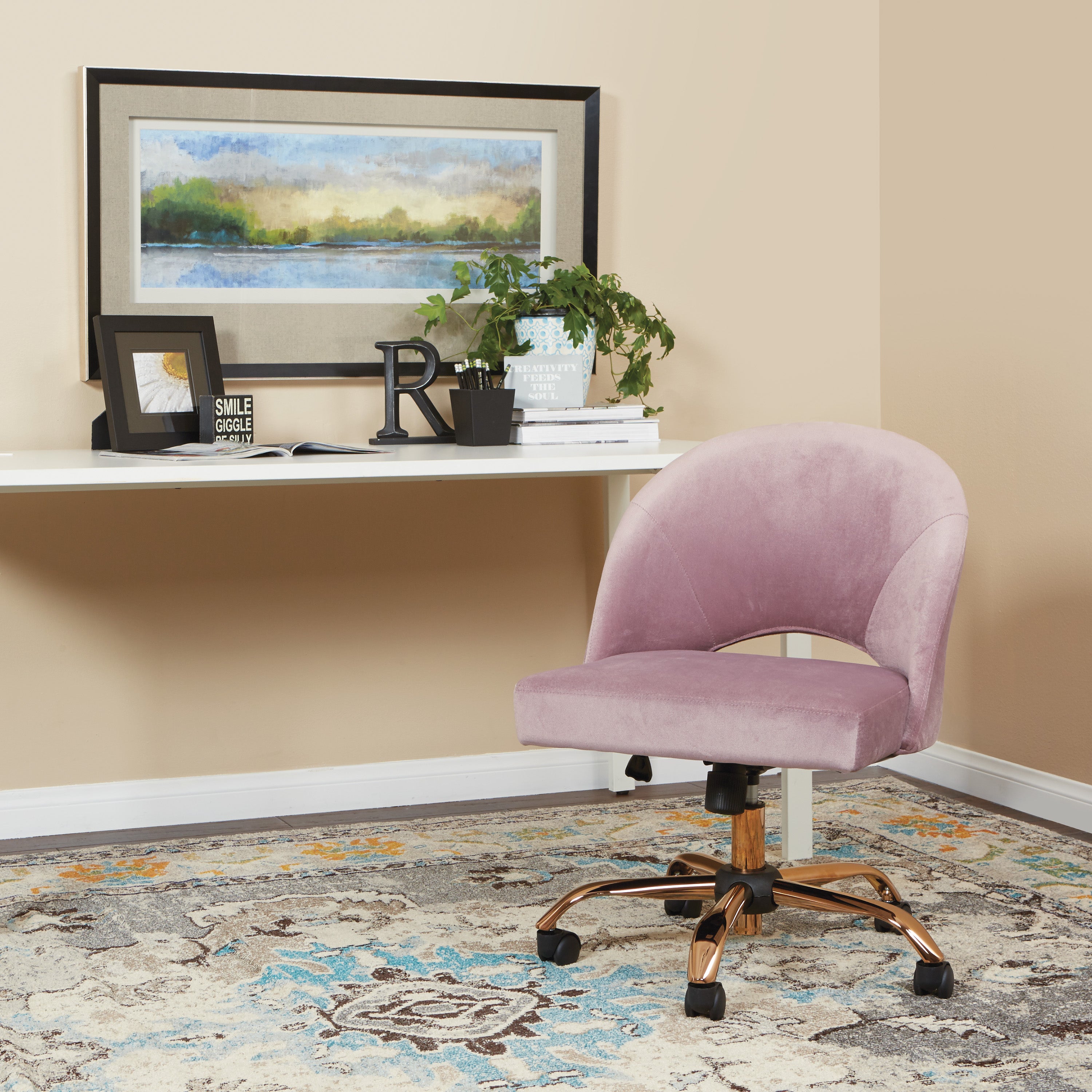 Lula Office Chair - Lavender