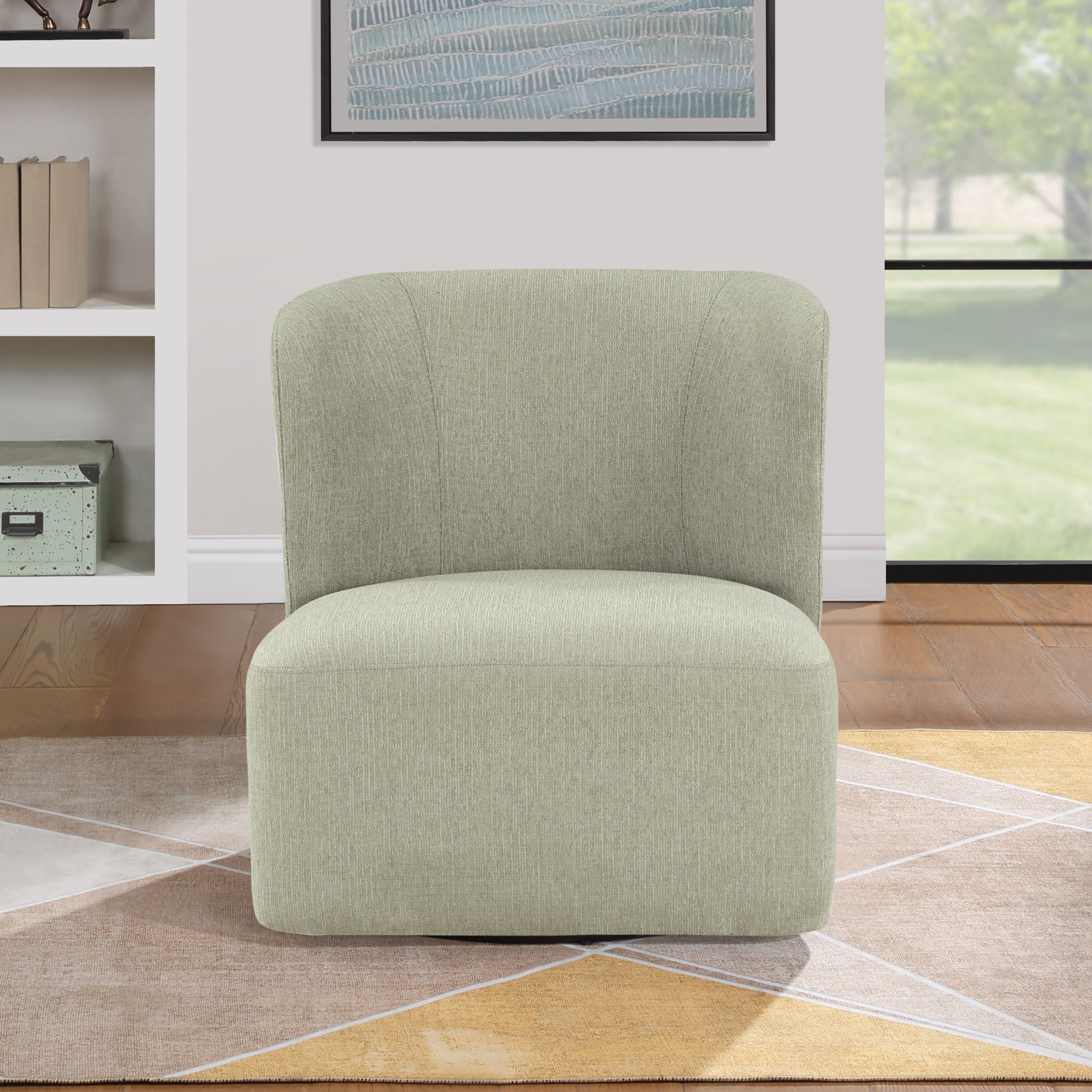 Lucia Swivel Chair - Fog