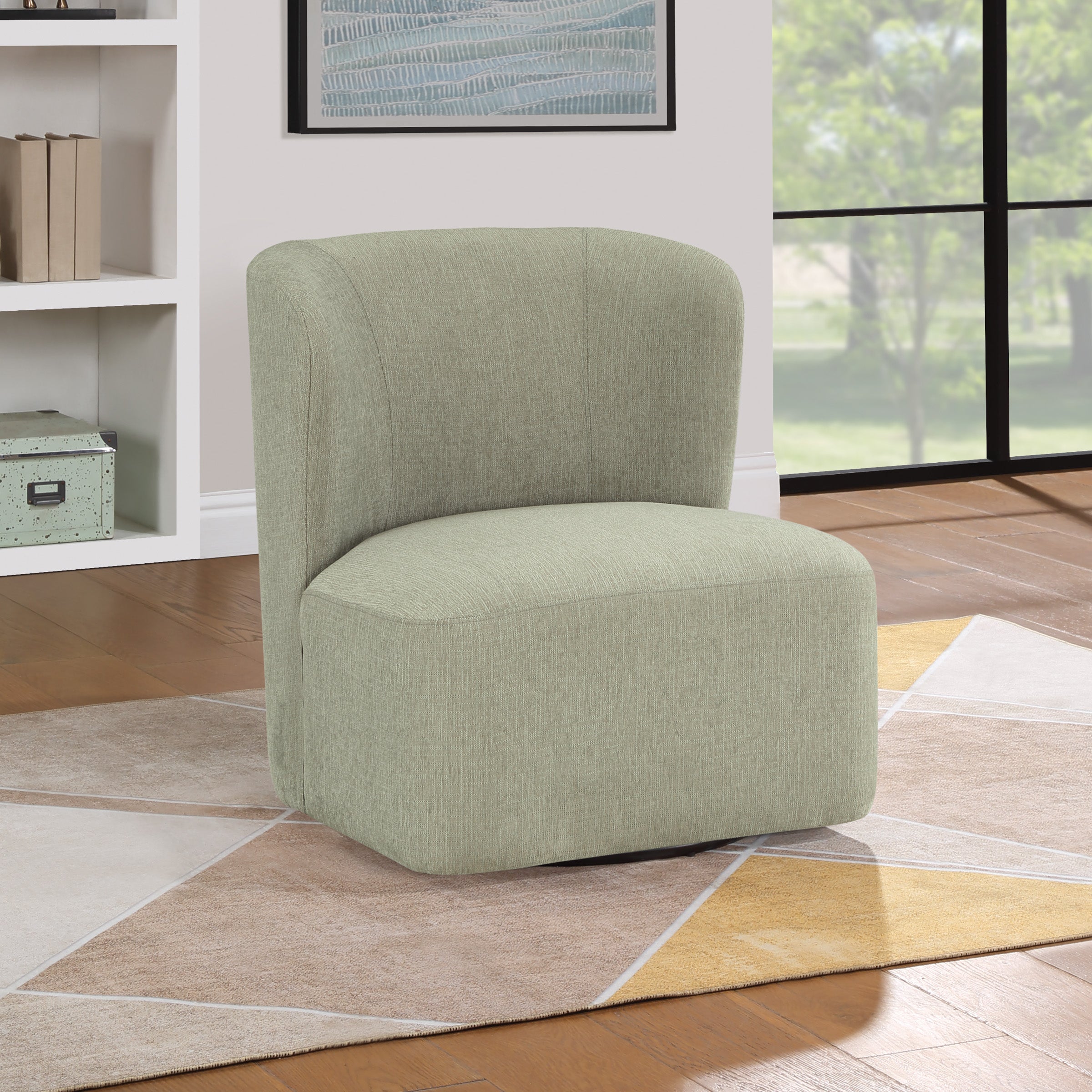 Lucia Swivel Chair - Fog