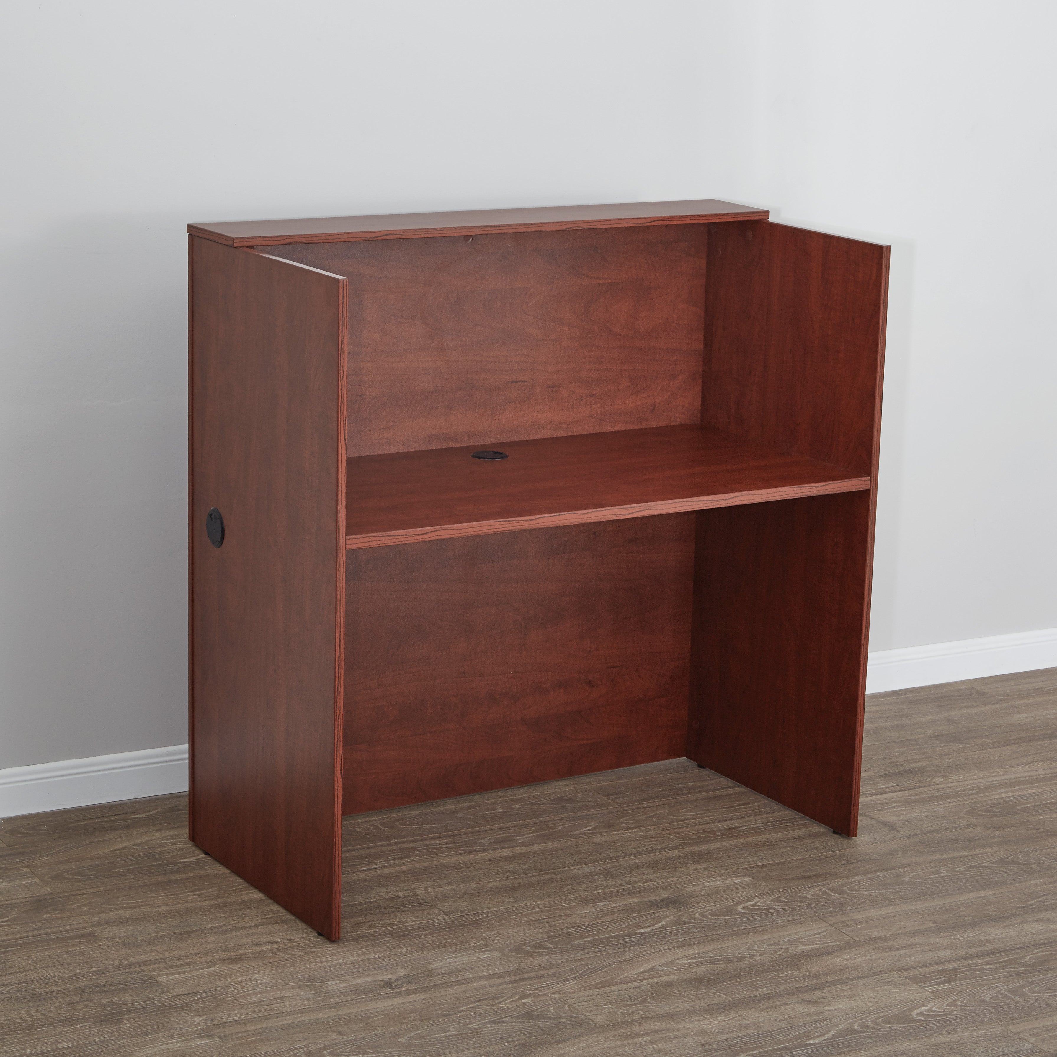 Laminate Workstation 48Wx24Dx48H - Cherry