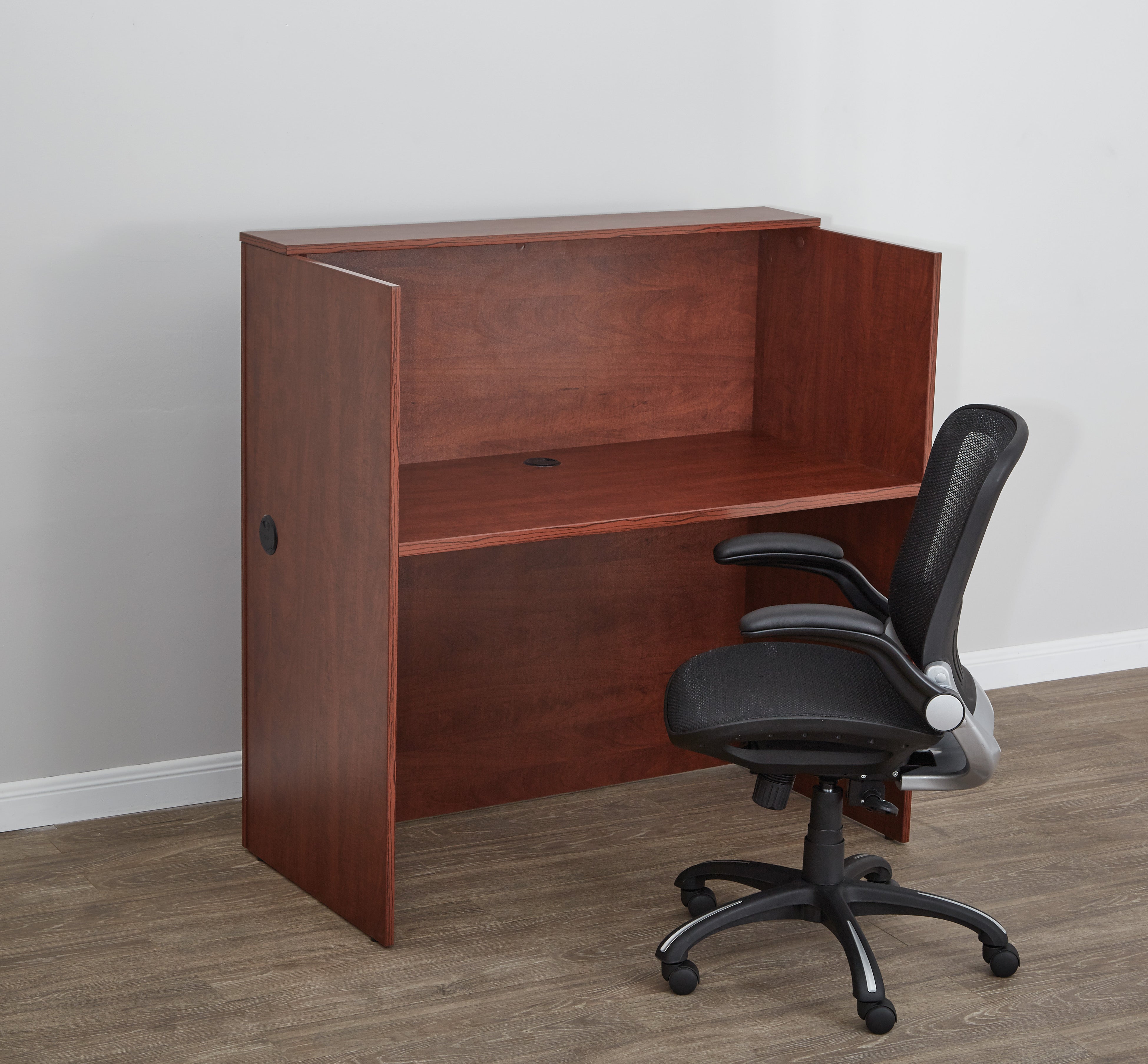 Laminate Workstation 48Wx24Dx48H - Cherry