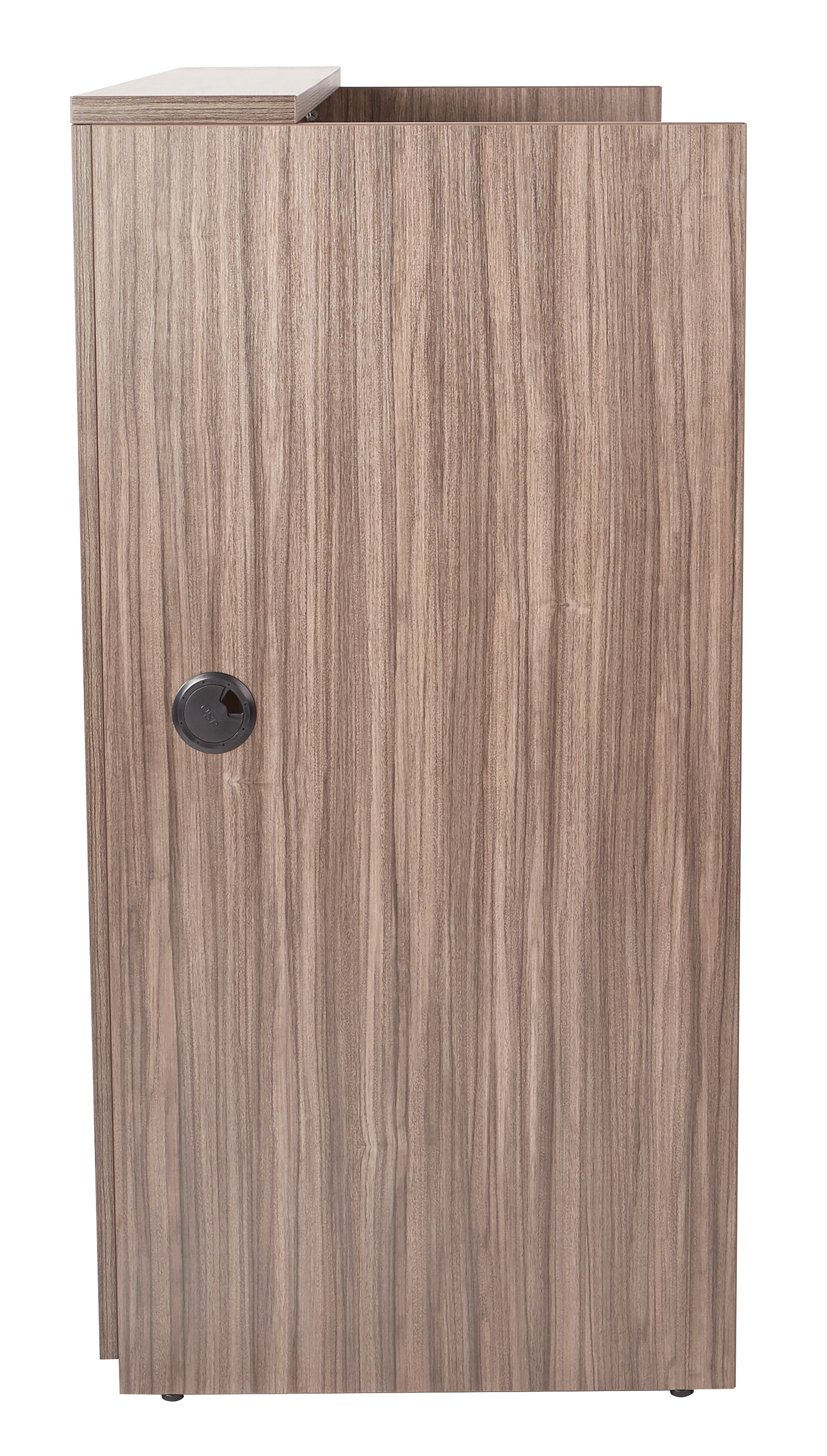 Laminate Workstation 48Wx24Dx48H - Urban Walnut