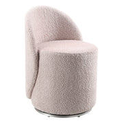 Lystra Swivel Vanity Chair - Dusty Rose