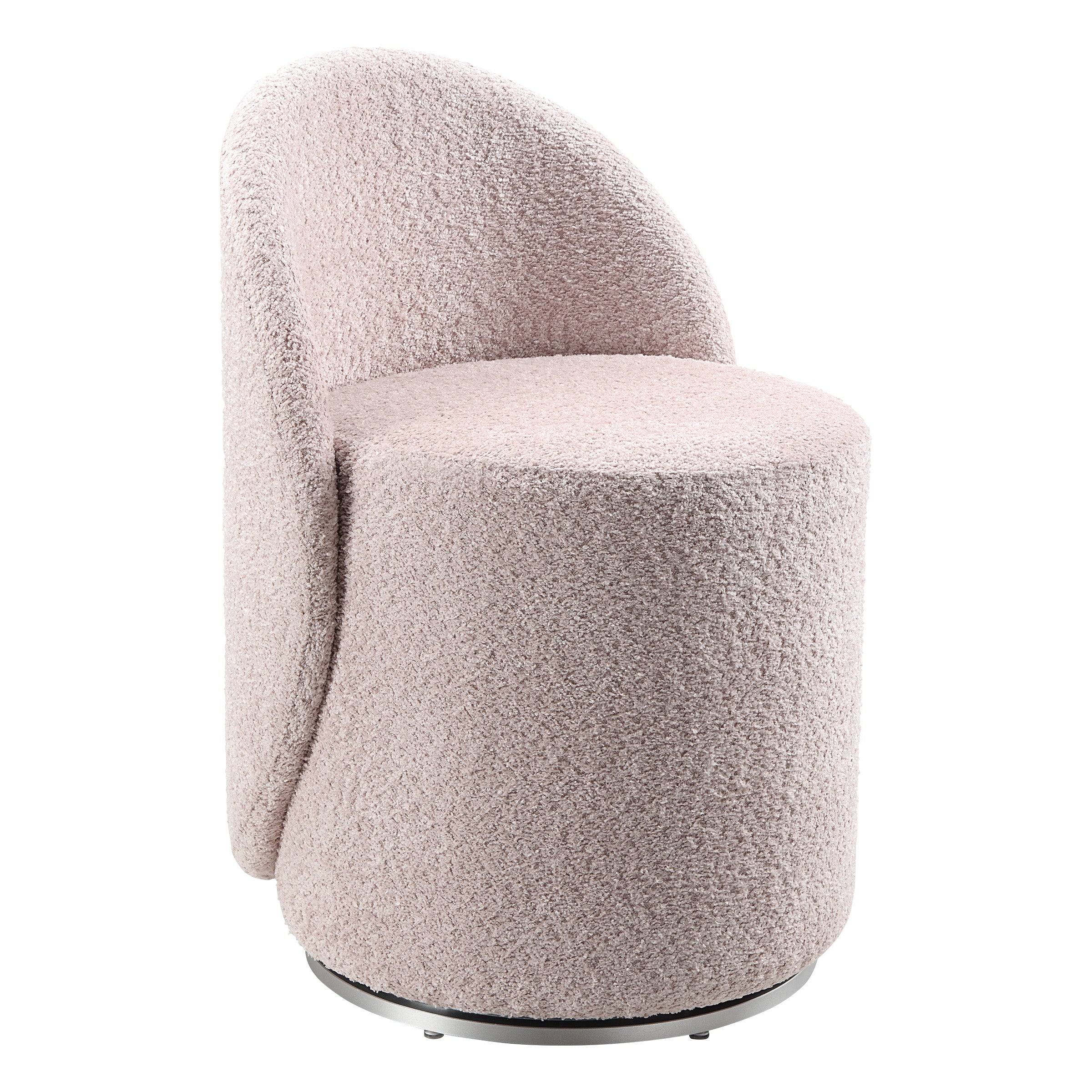Lystra Swivel Vanity Chair - Dusty Rose