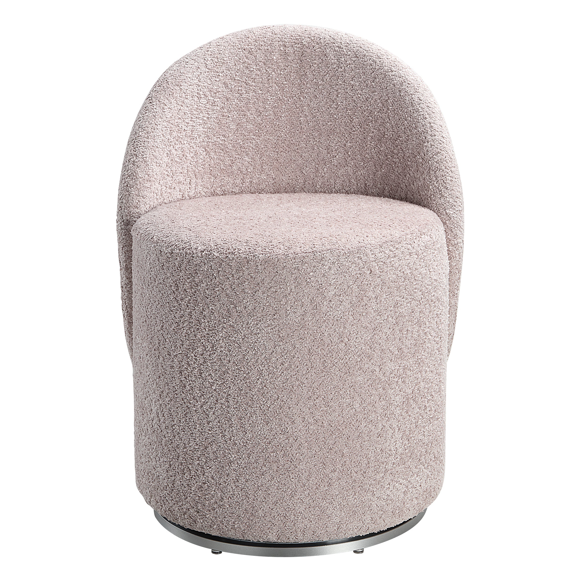 Lystra Swivel Vanity Chair - Dusty Rose