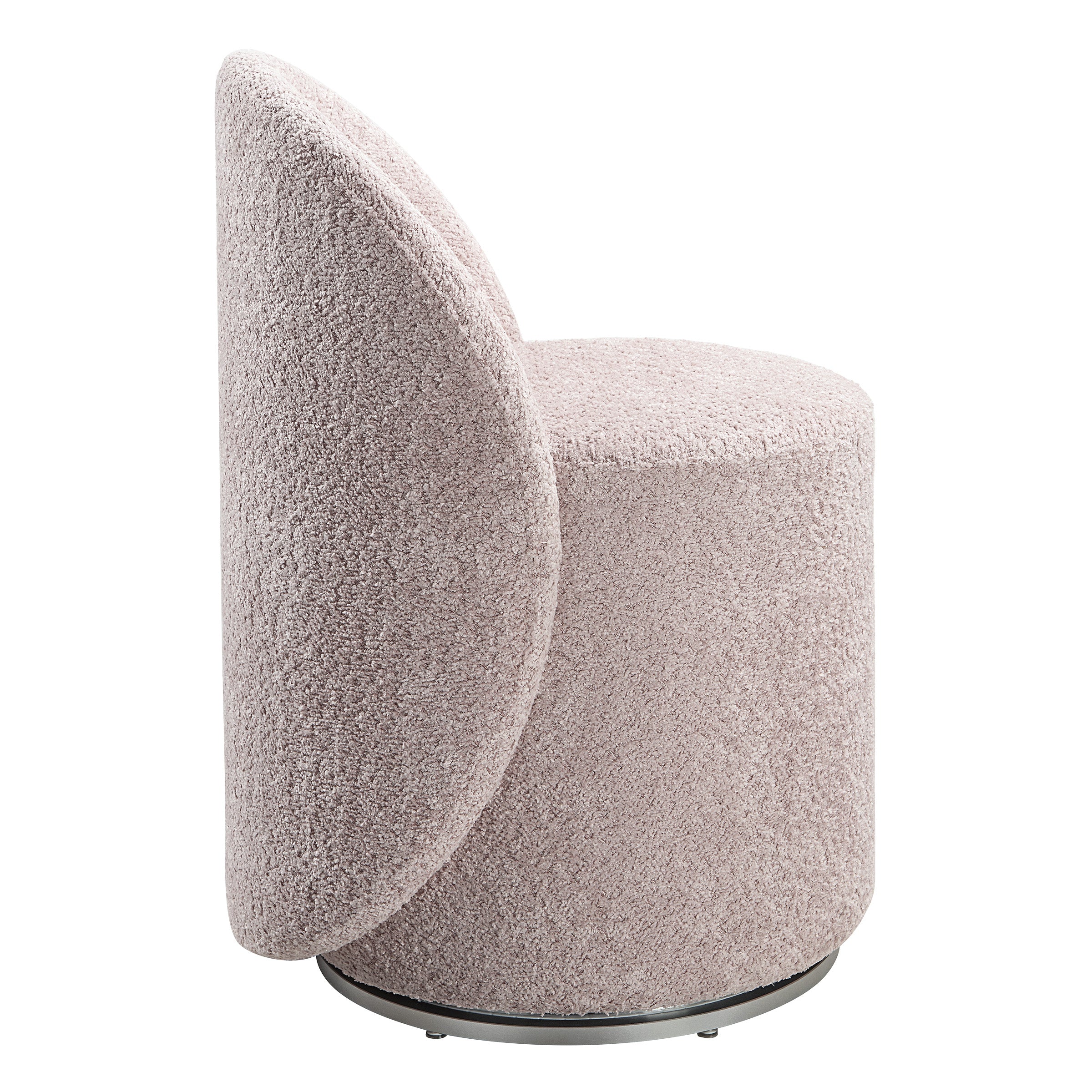 Lystra Swivel Vanity Chair - Dusty Rose