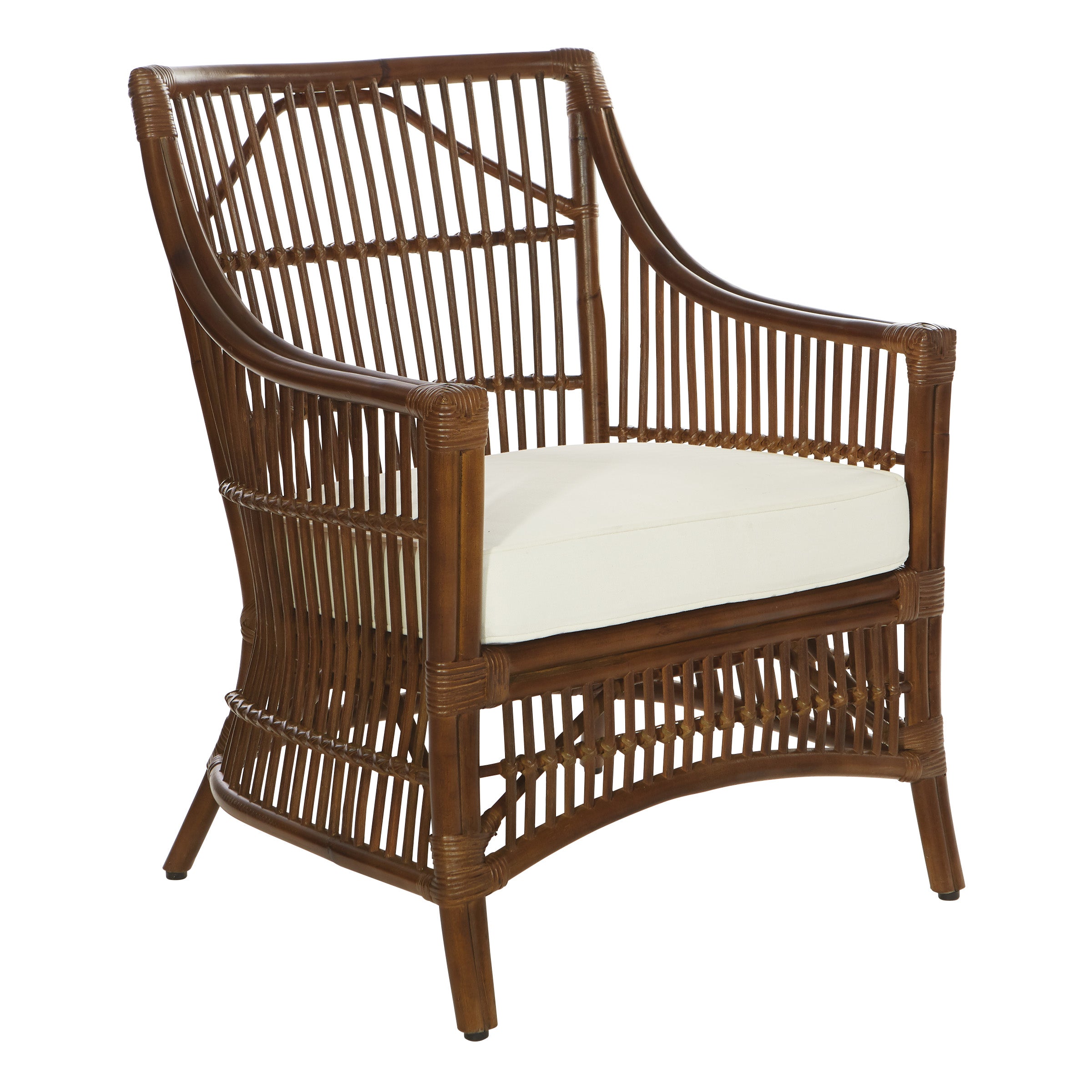 Maui Chair - Cream/Brown