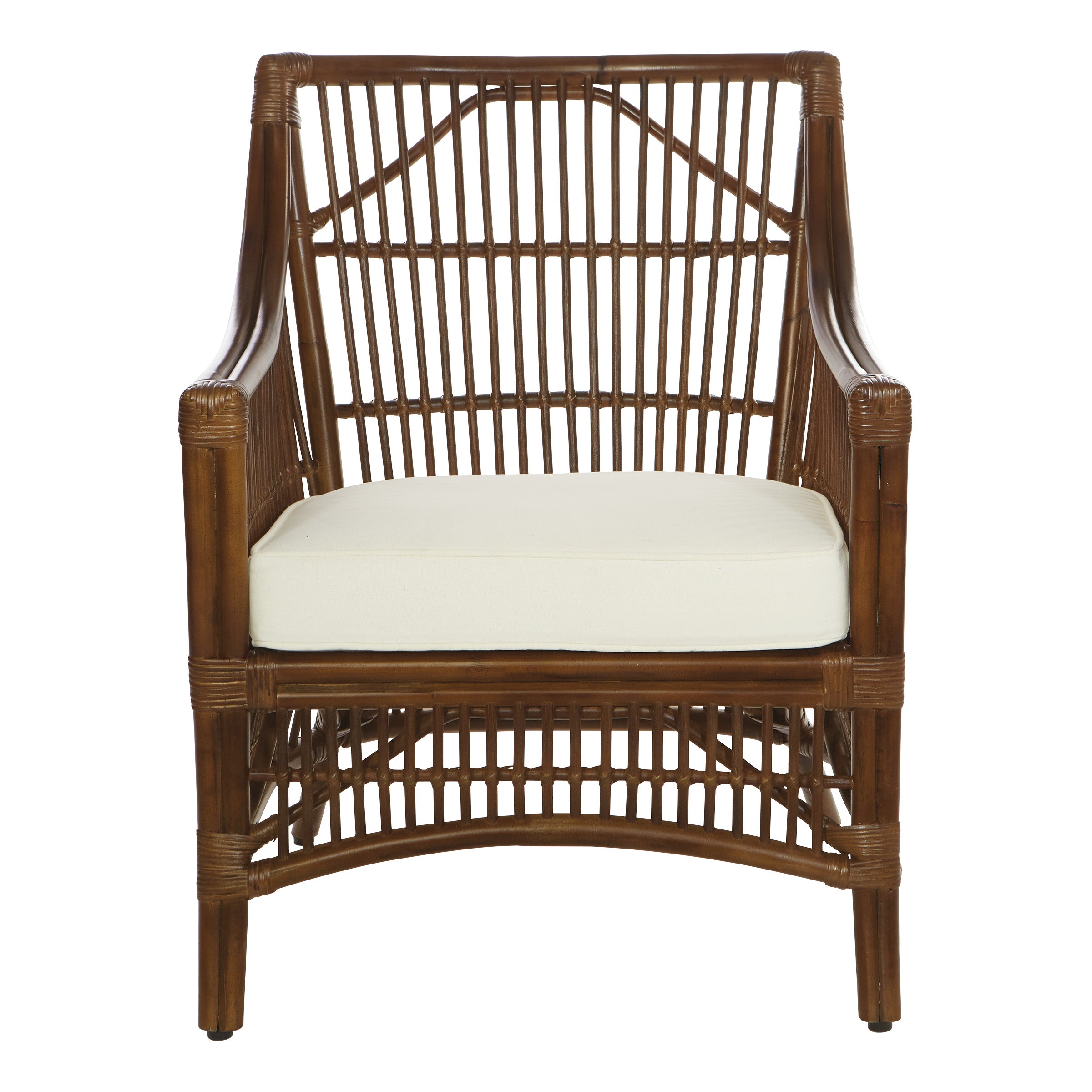 Maui Chair - Cream/Brown