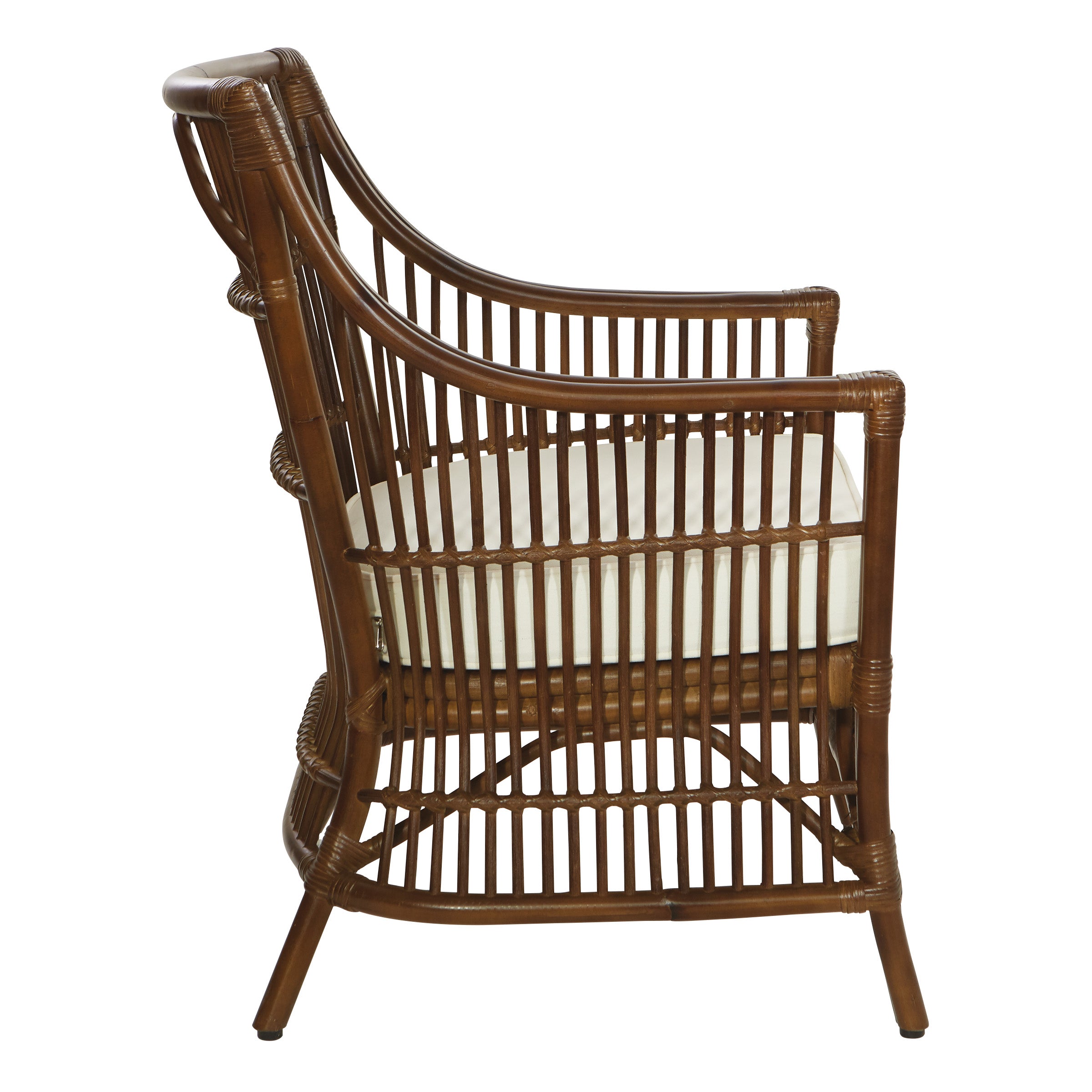Maui Chair - Cream/Brown