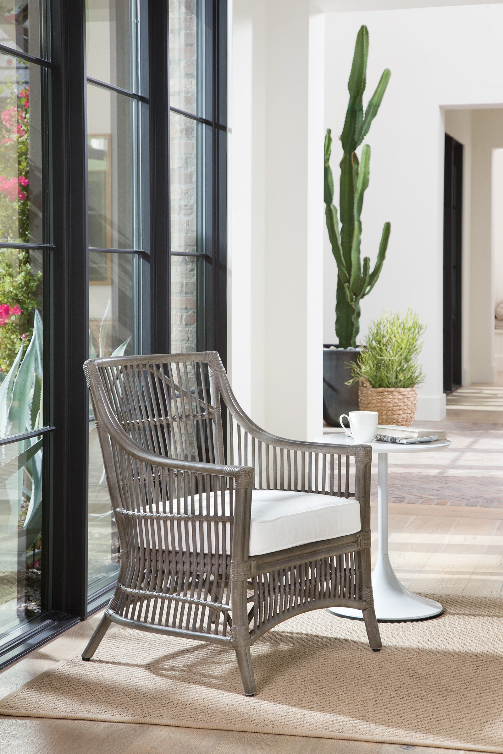 Maui Chair - Cream/Grey