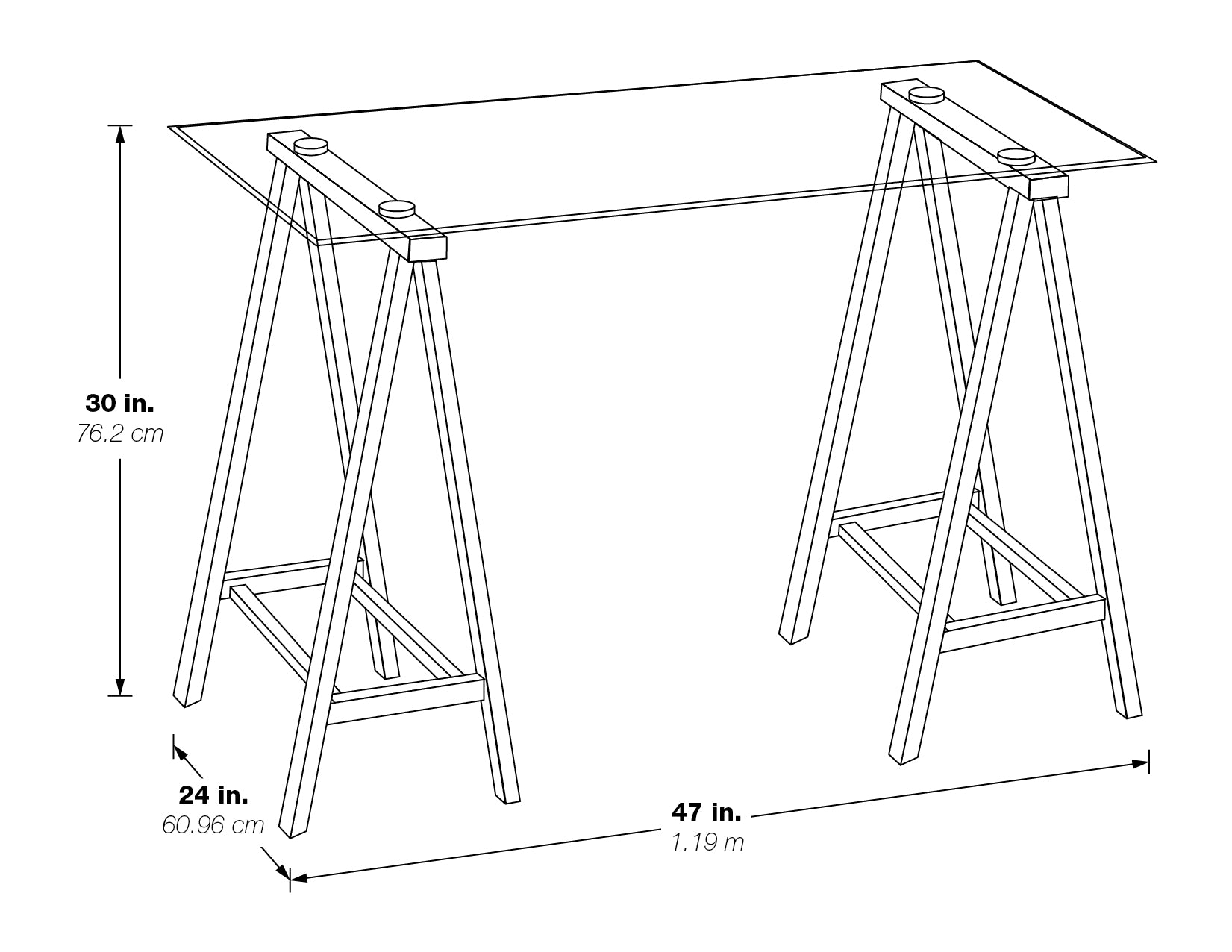 Middleton desk - Chrome