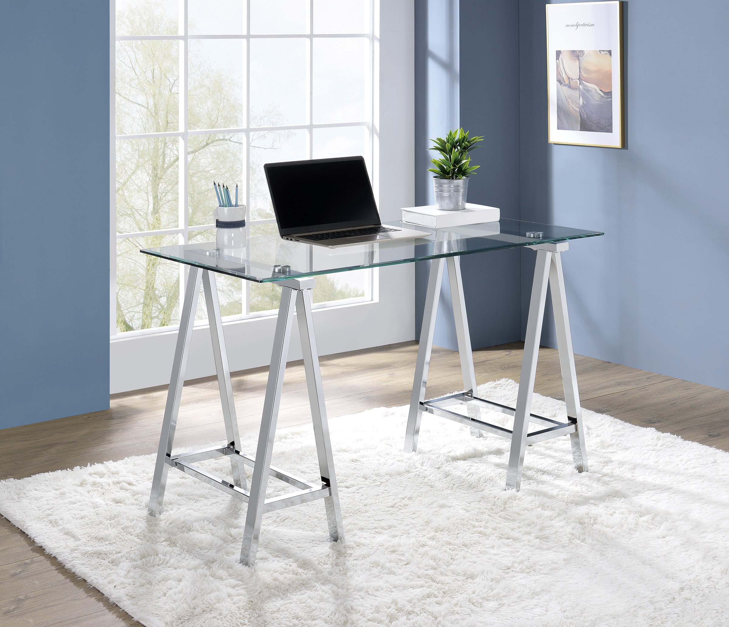 Middleton desk - Chrome