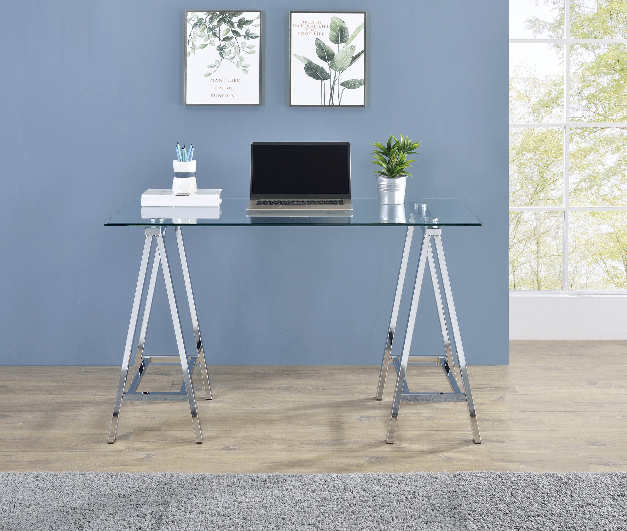 Middleton desk - Chrome
