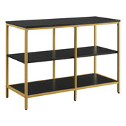 Modern Life Bookcase in Black - Black
