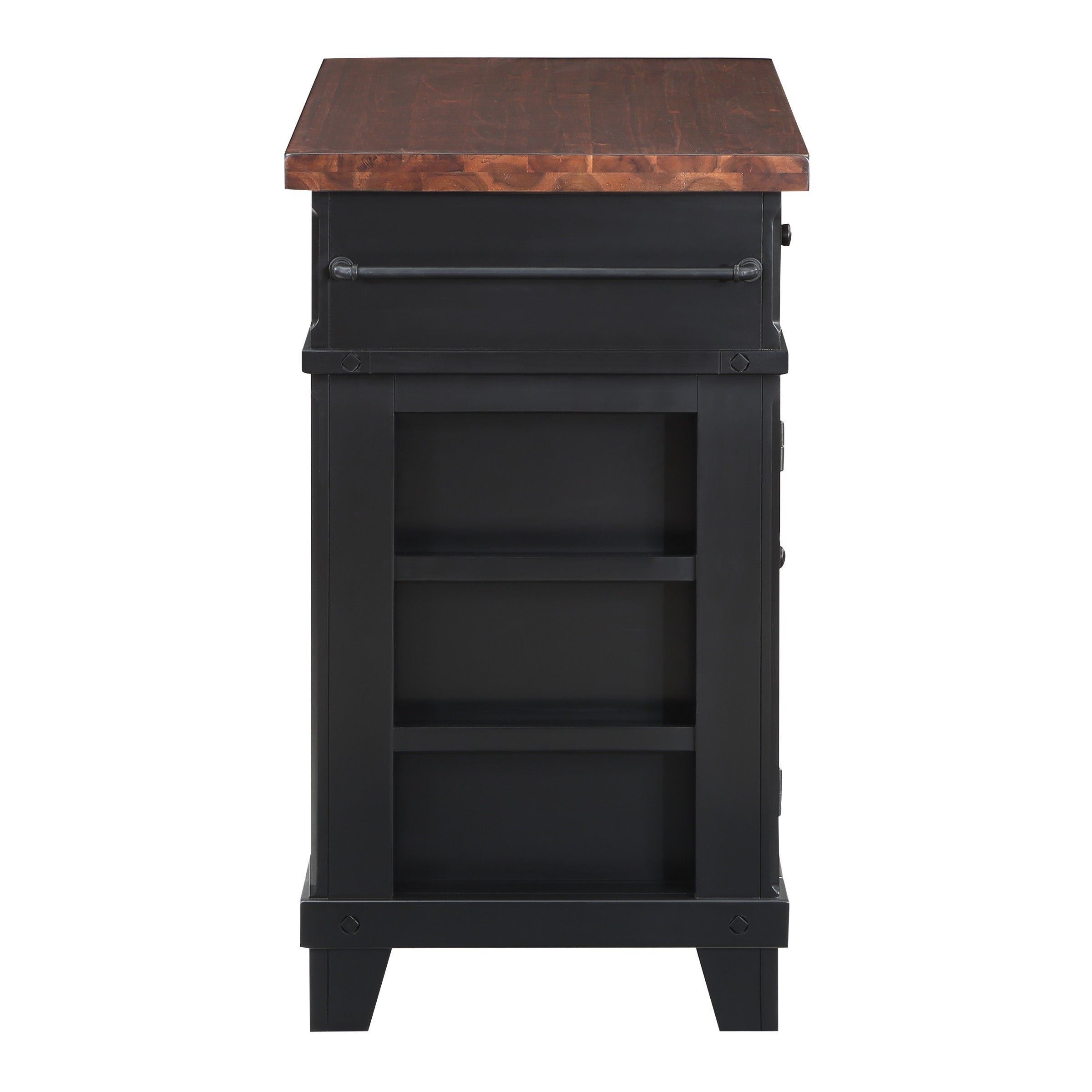 Madison Kitchen Island - Black