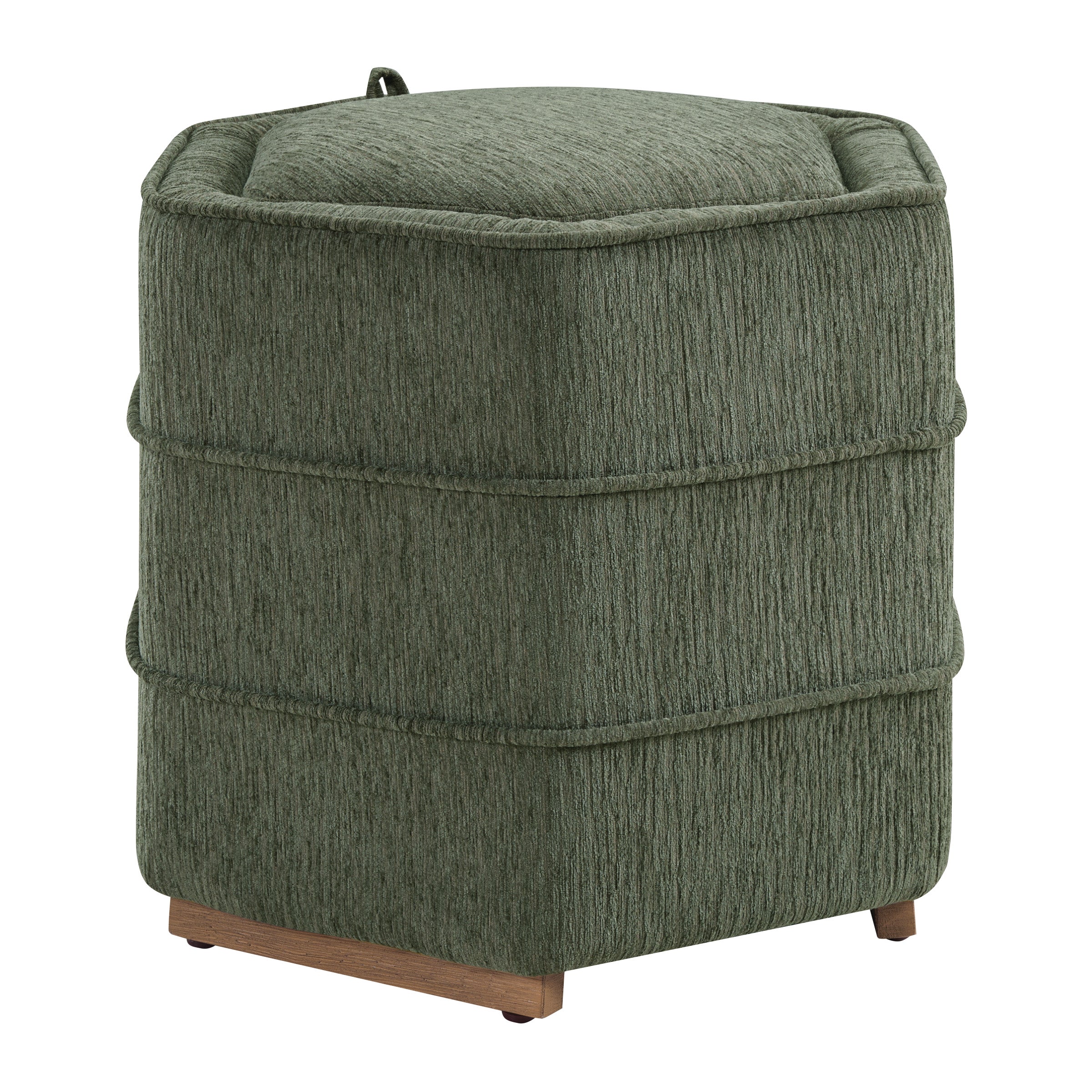 Maddox 6-sided Storage Ottoman - Pine