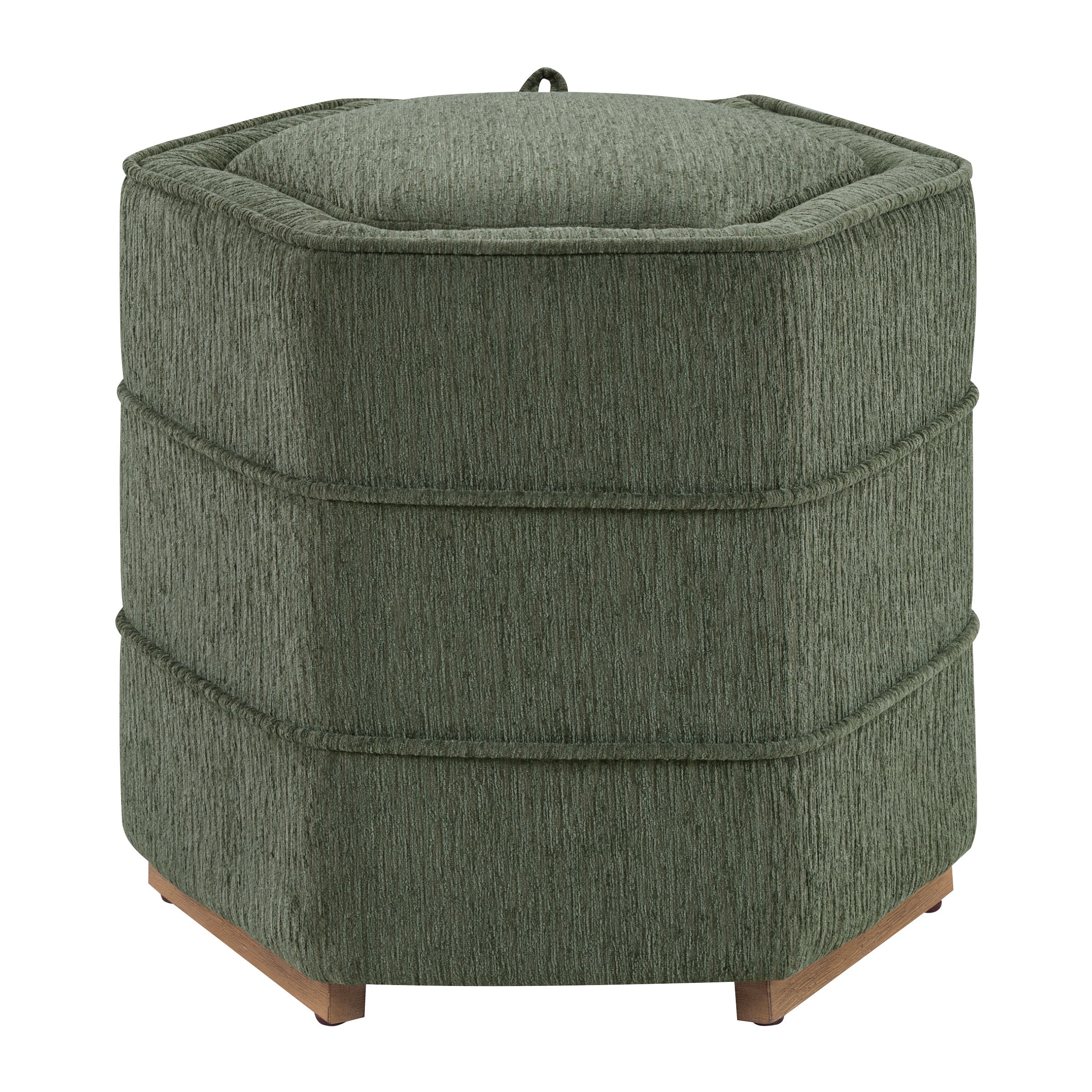 Maddox 6-sided Storage Ottoman - Pine