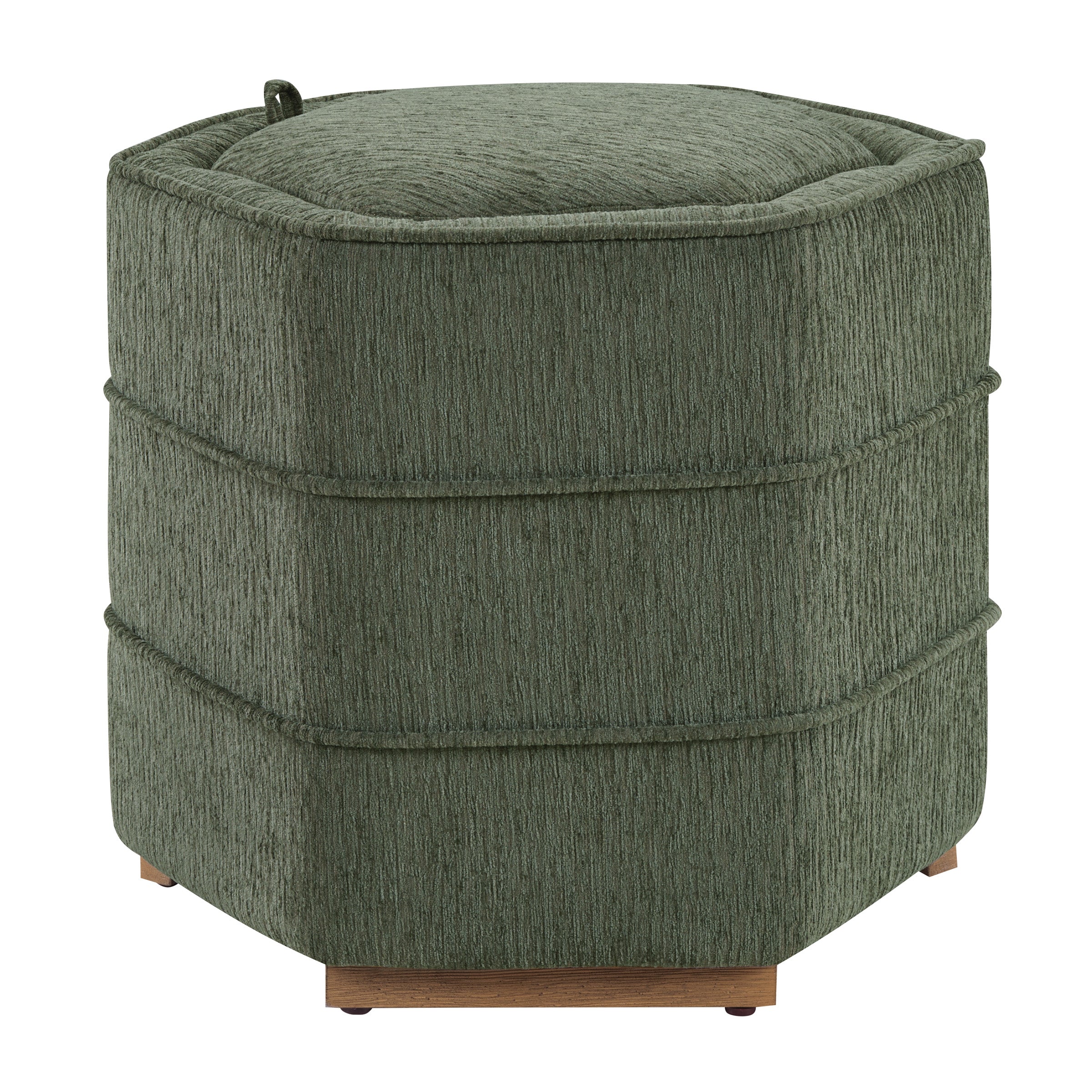 Maddox 6-sided Storage Ottoman - Pine