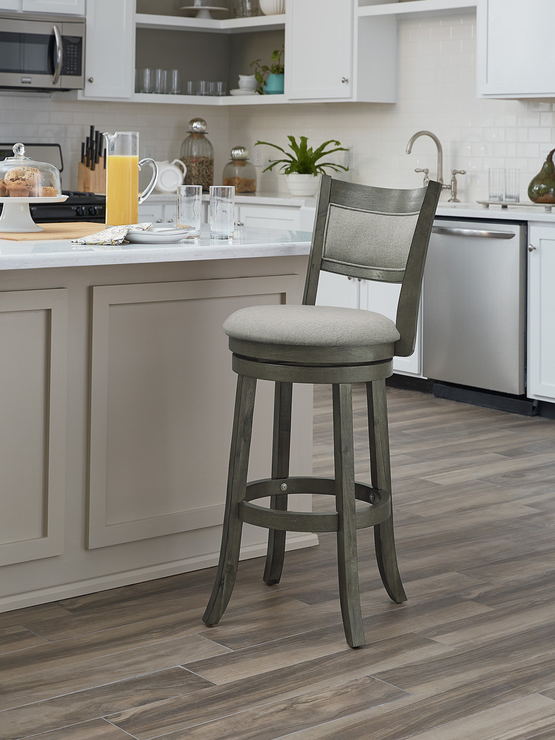 Swivel Stool 30" - Grey