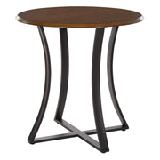 Metro Counter Height Table - Oak Veneer/Black