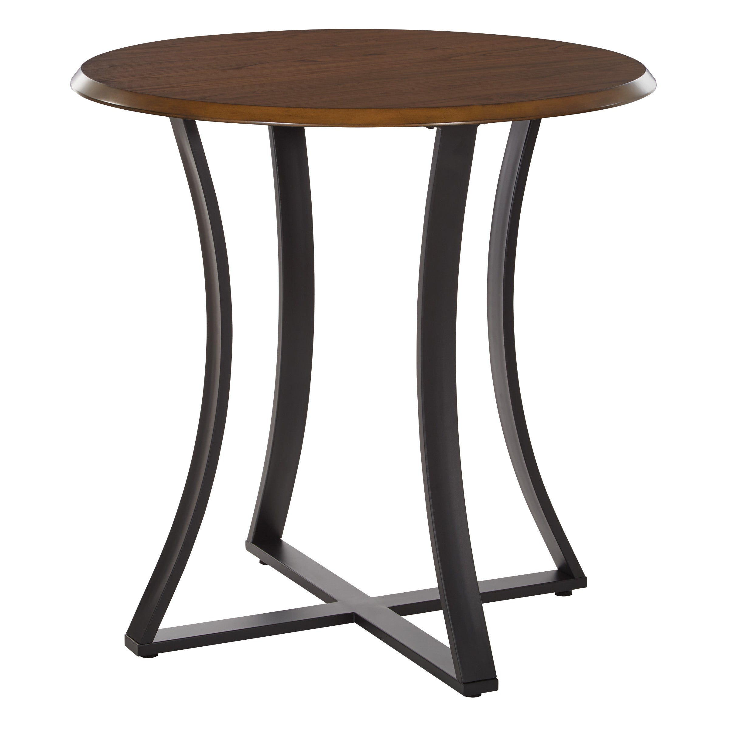 Metro 3-Piece Counter Height Table  - Oak Veneer/Charcoal