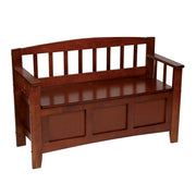 Metro Entry Way Bench - Walnut finish