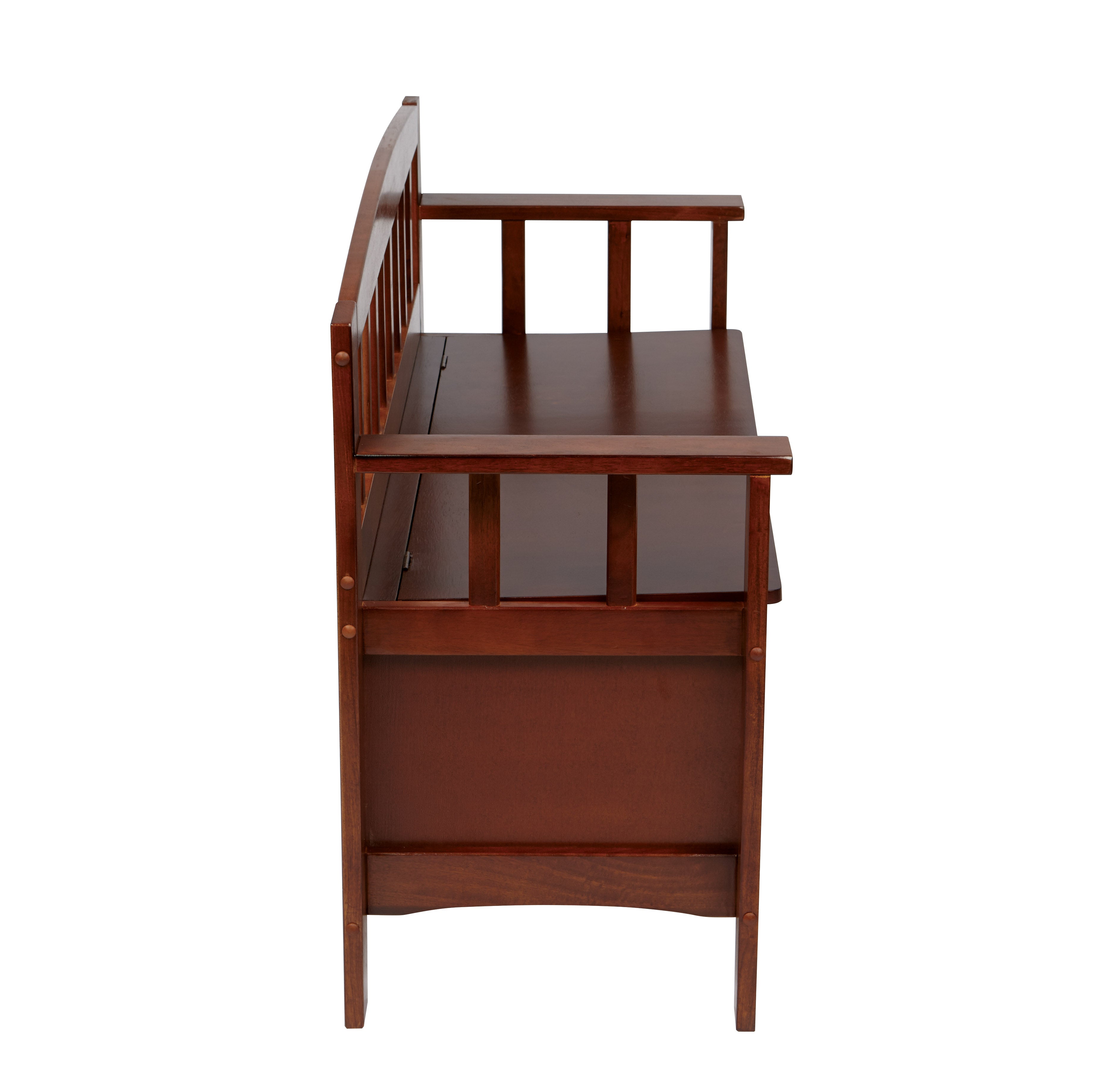 Metro Entry Way Bench - Walnut finish