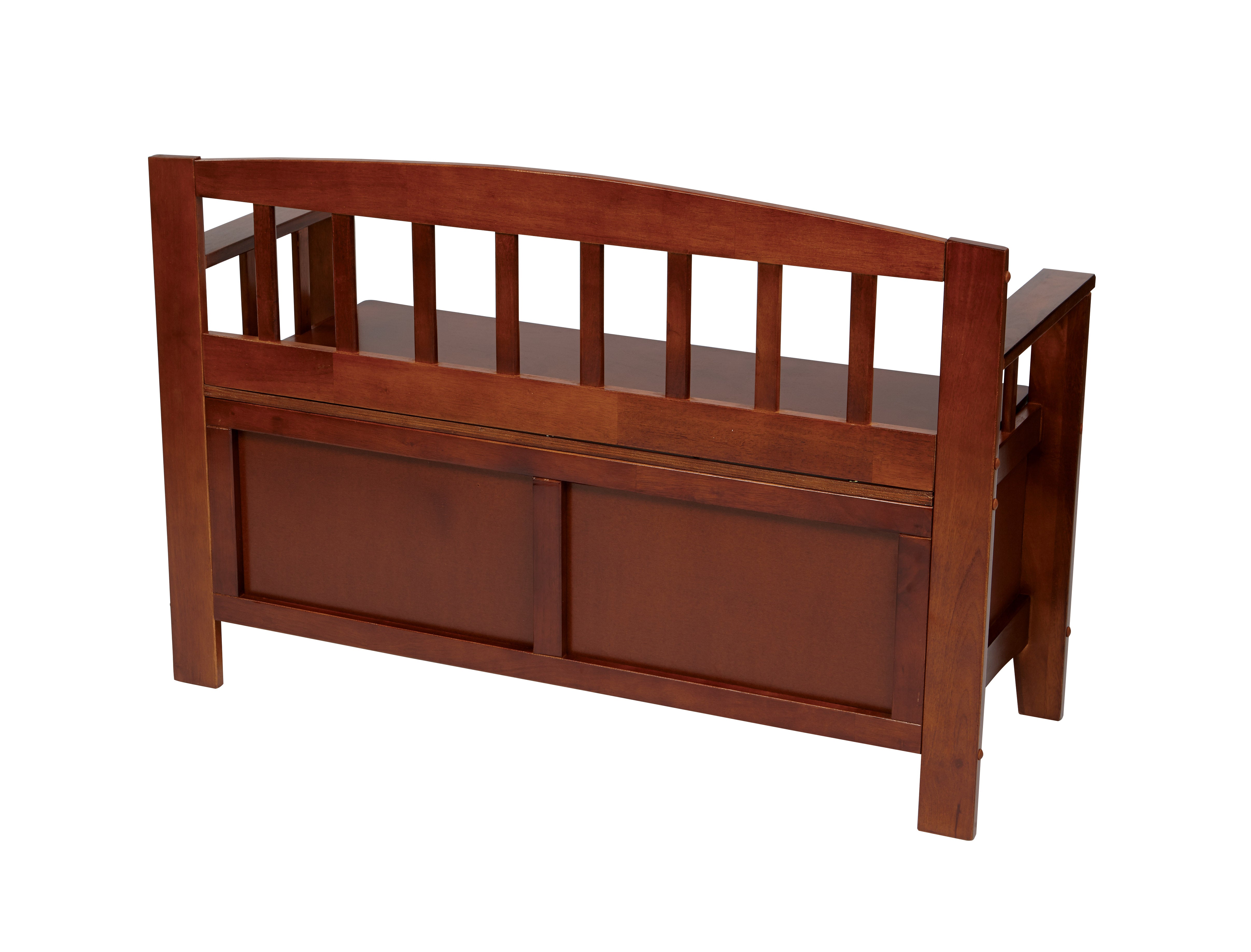 Metro Entry Way Bench - Walnut finish