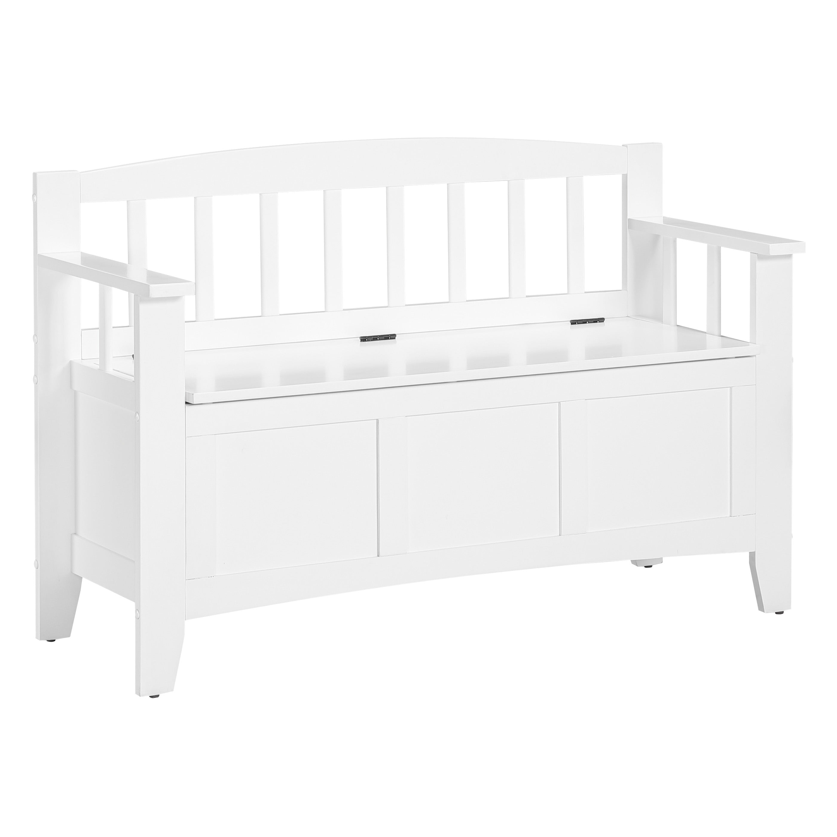 Metro Entry Way Bench - White finish
