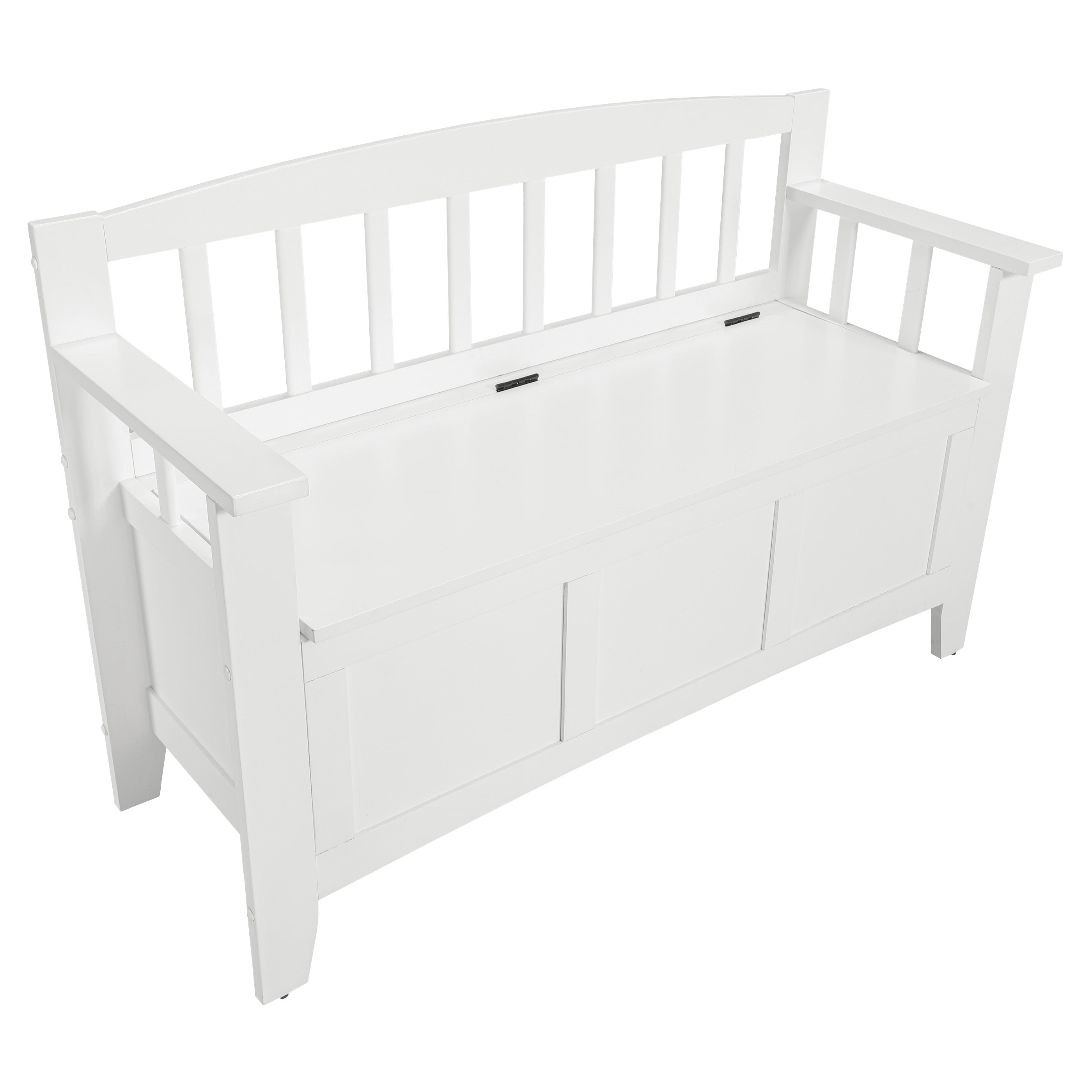 Metro Entry Way Bench - White finish