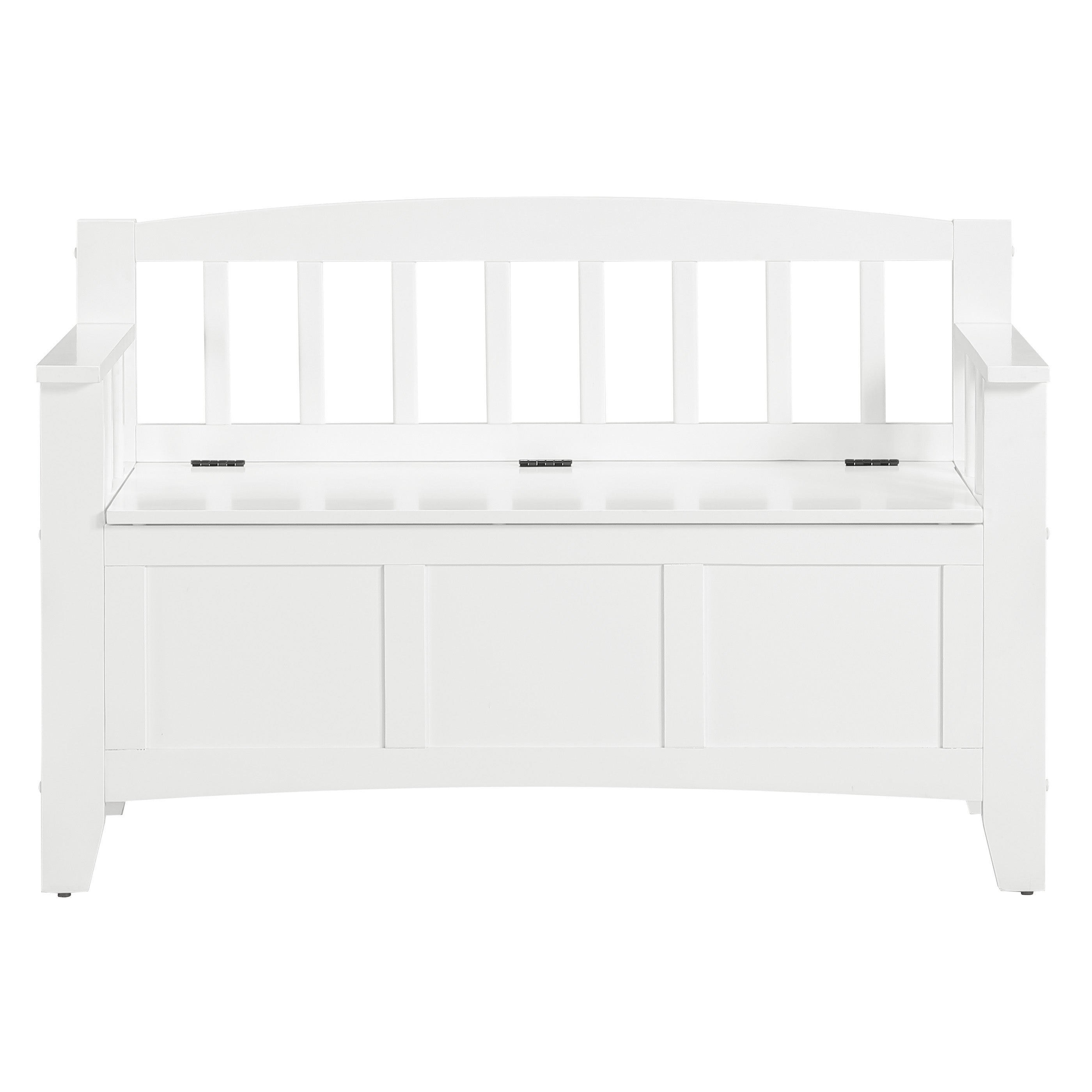 Metro Entry Way Bench - White finish