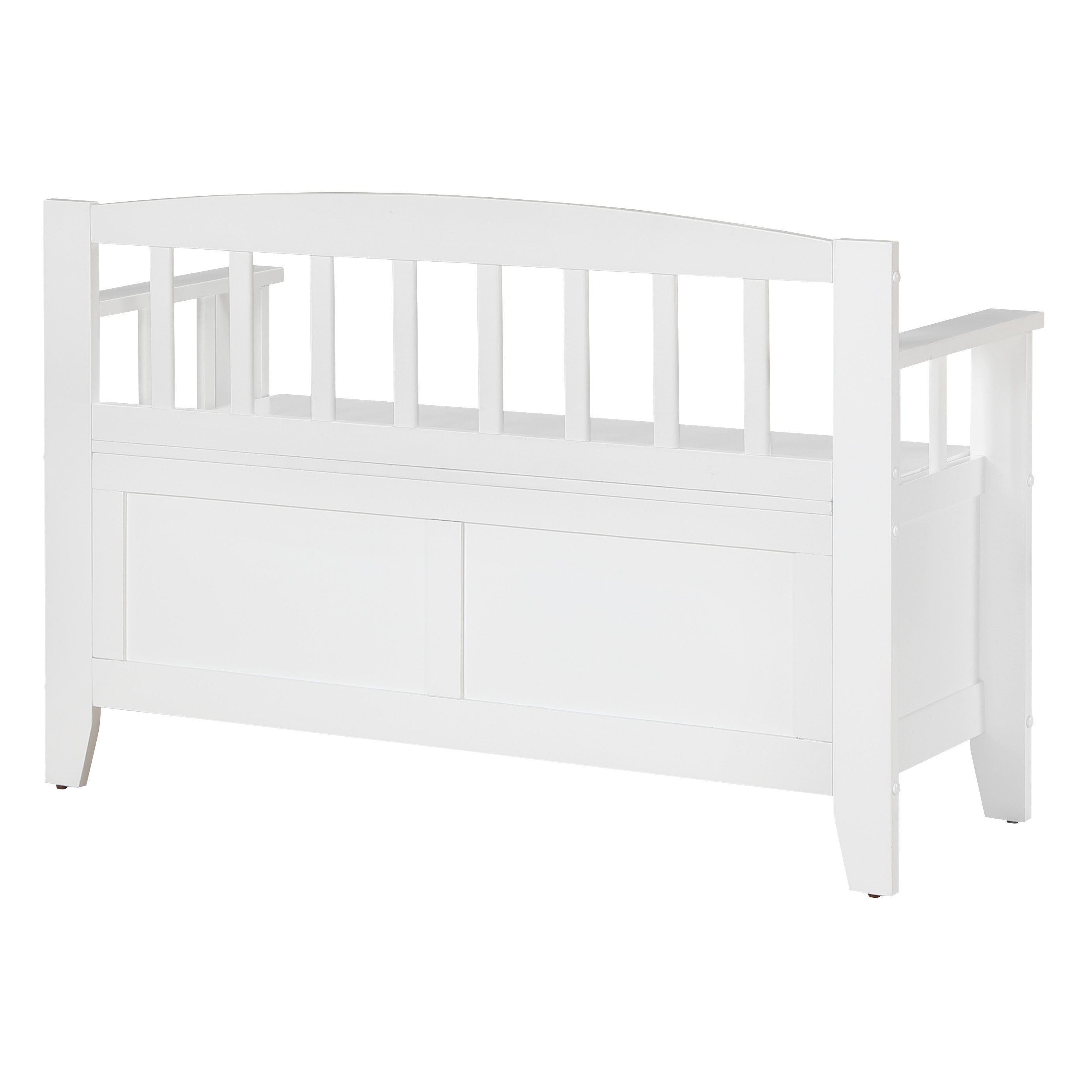 Metro Entry Way Bench - White finish