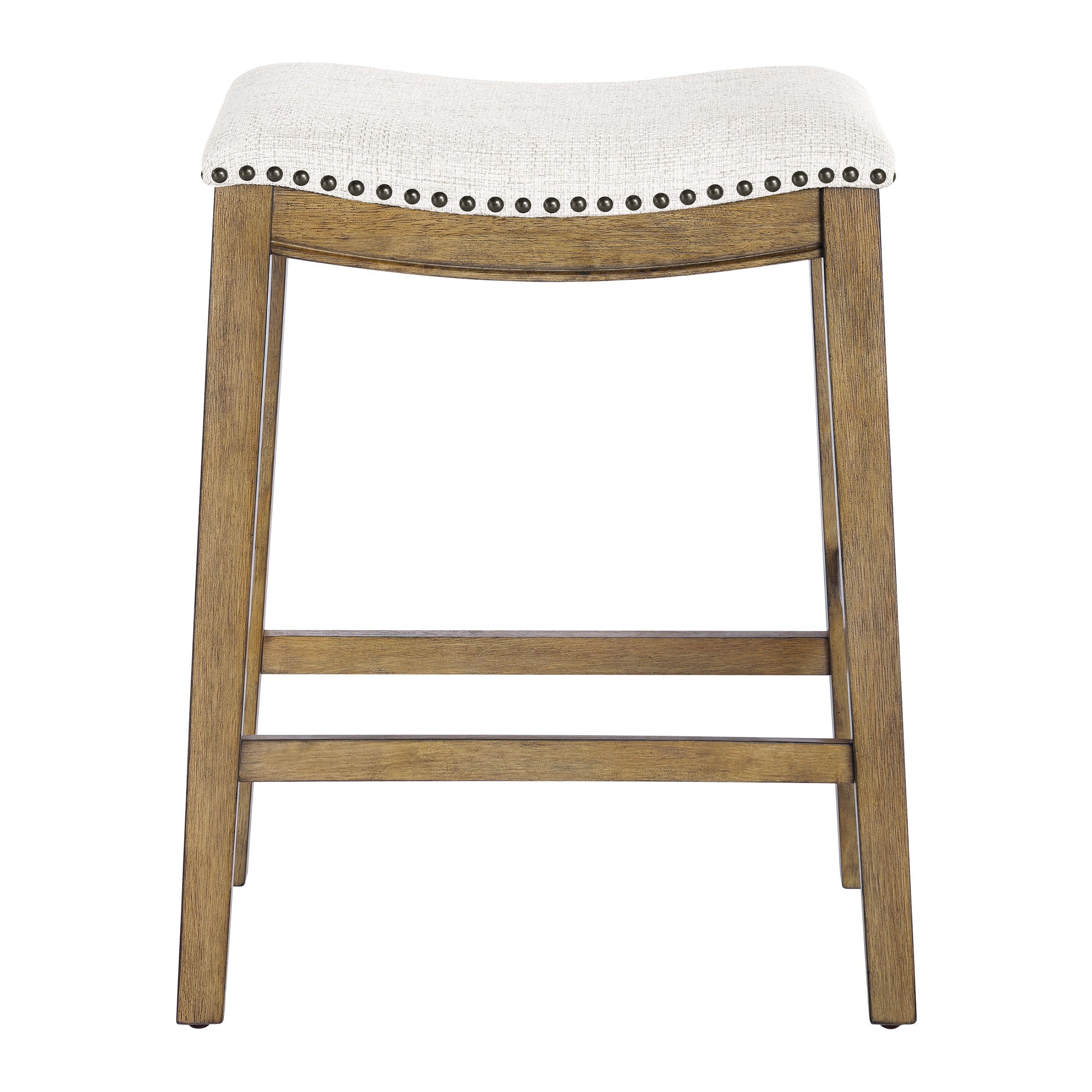 24" Saddle Stool 2-pack - Linen
