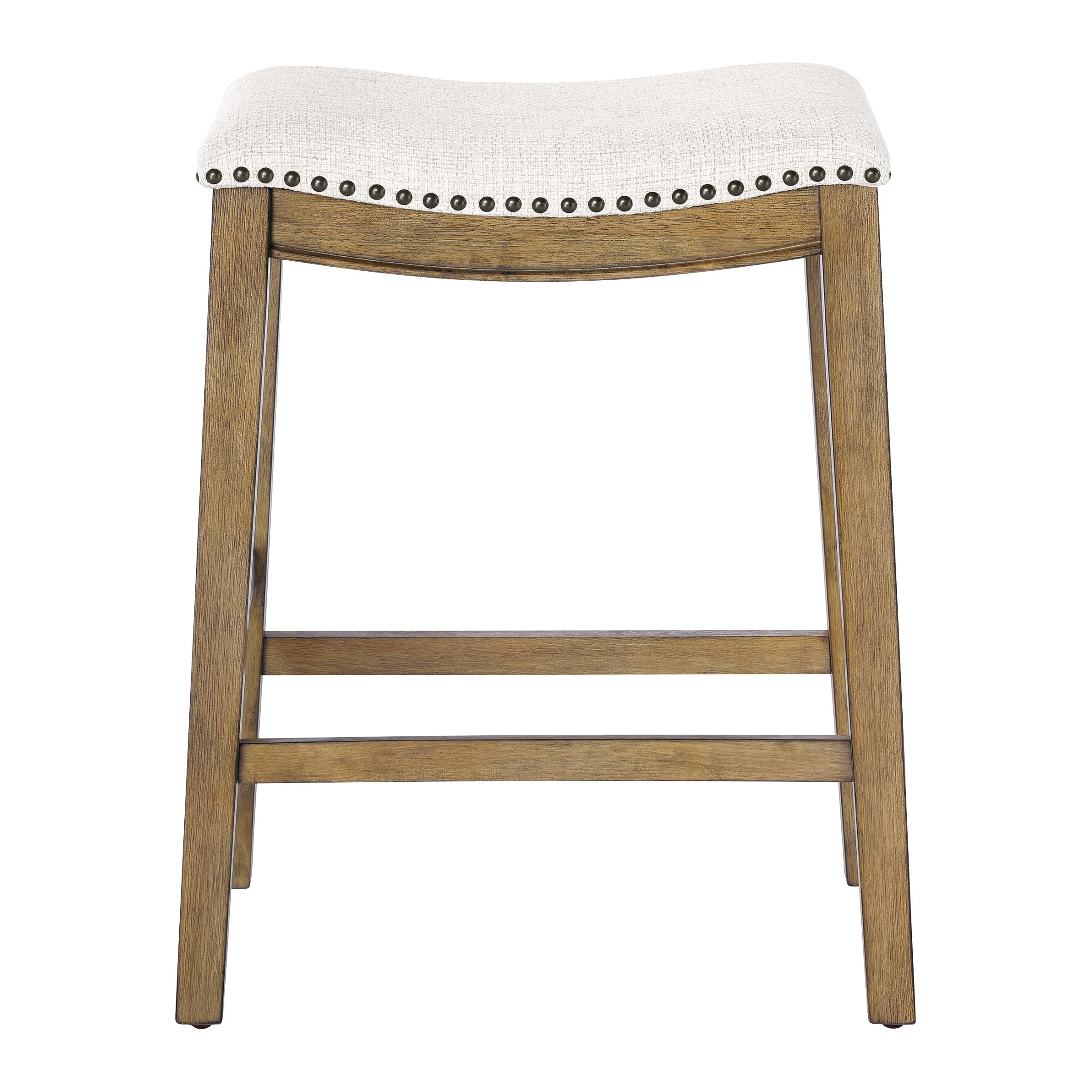 24" Saddle Stool 2-pack - Linen